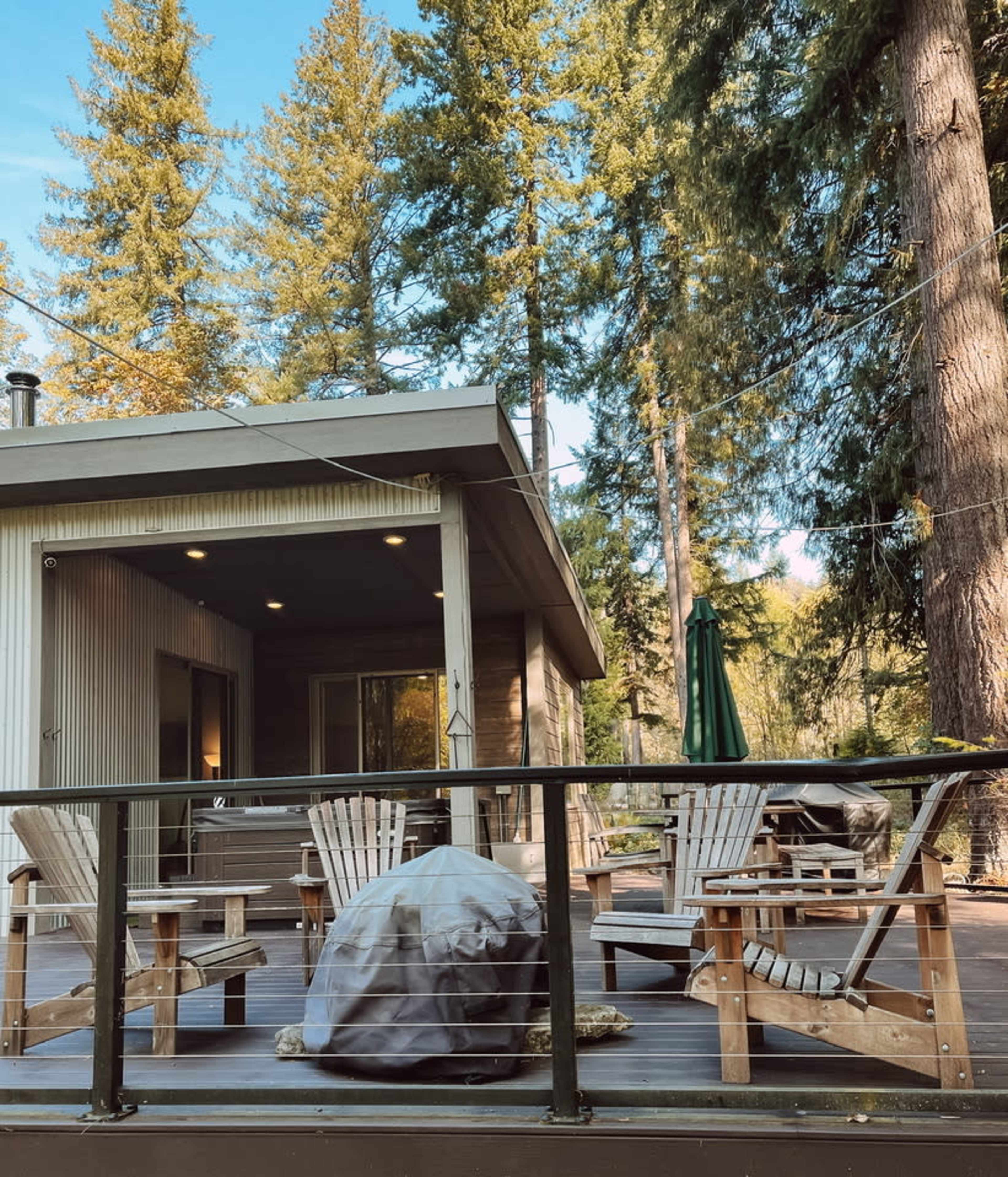 A light-filled River House with private river access and a spacious lawn area. Image in , Washougal, WA