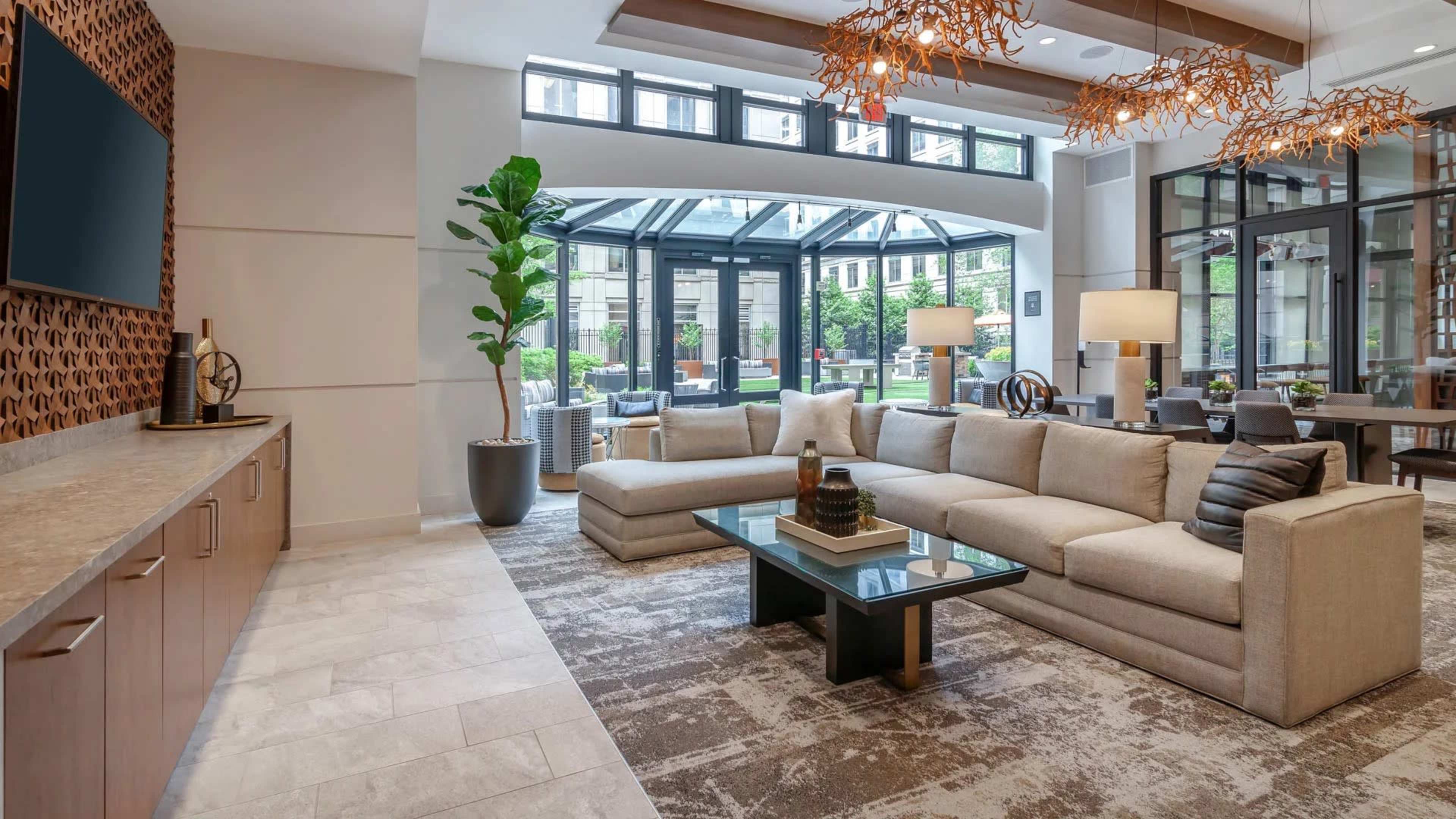 Urban Contemporary Lounge Image in Virginia Square, Arlington, VA