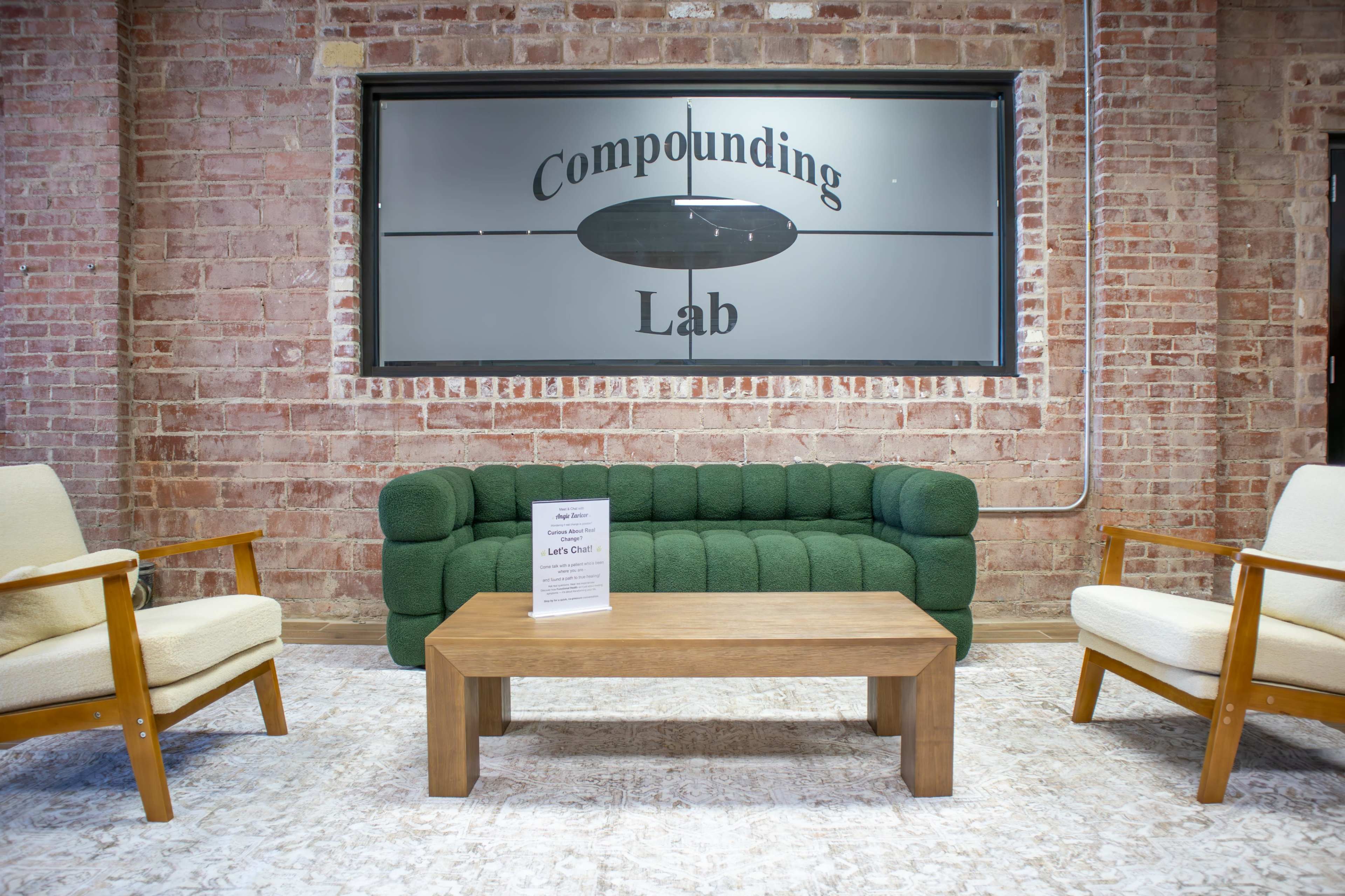 The Compounding Lab — Brick-Wrapped Charm with Modern Vibes Image in Lewiston Gardens, Tulsa, OK