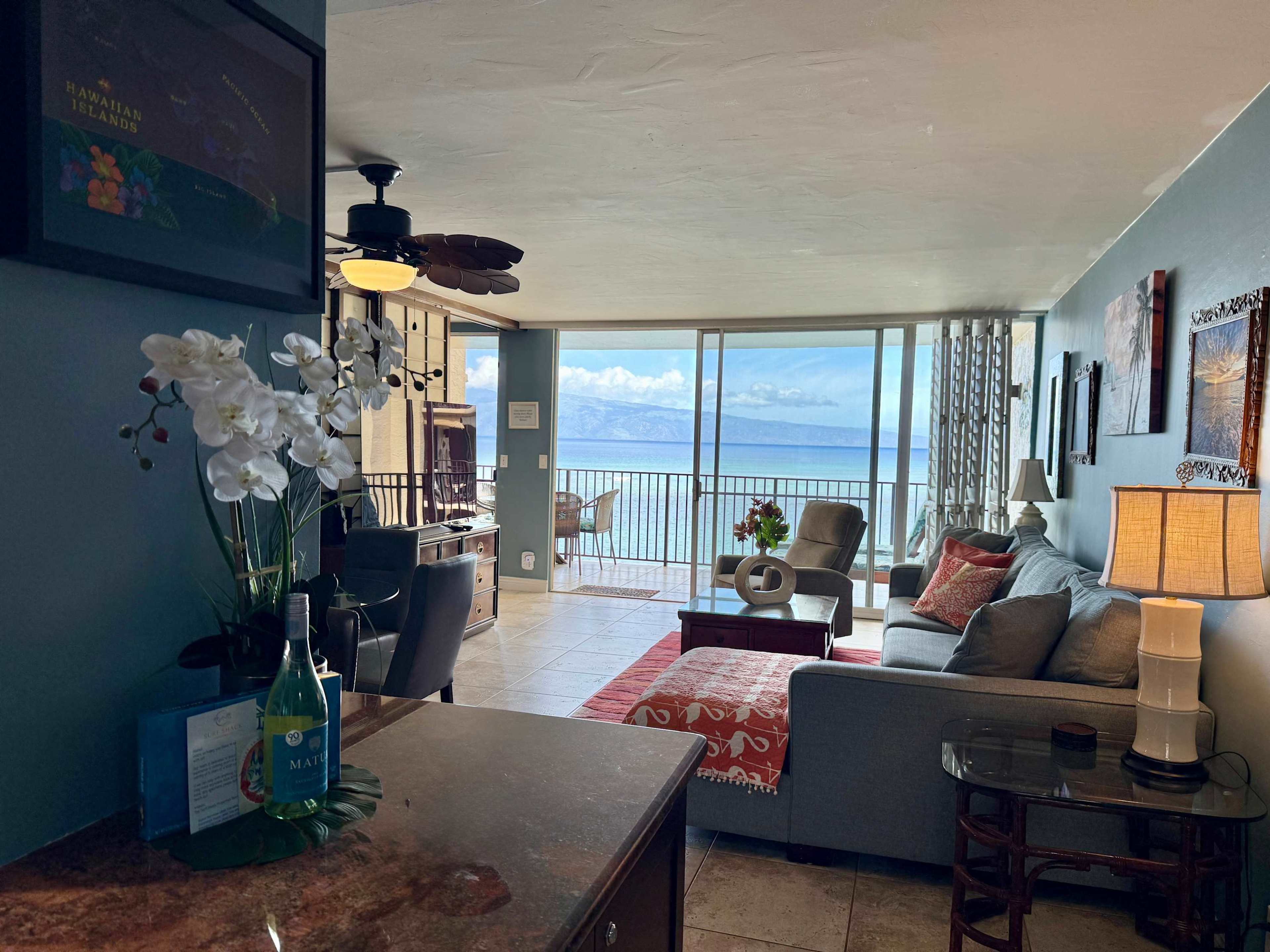 Oceanfront Escape | Molokai Views & Tropical Breezes Image in Napili-Honokowai, Lahaina, HI