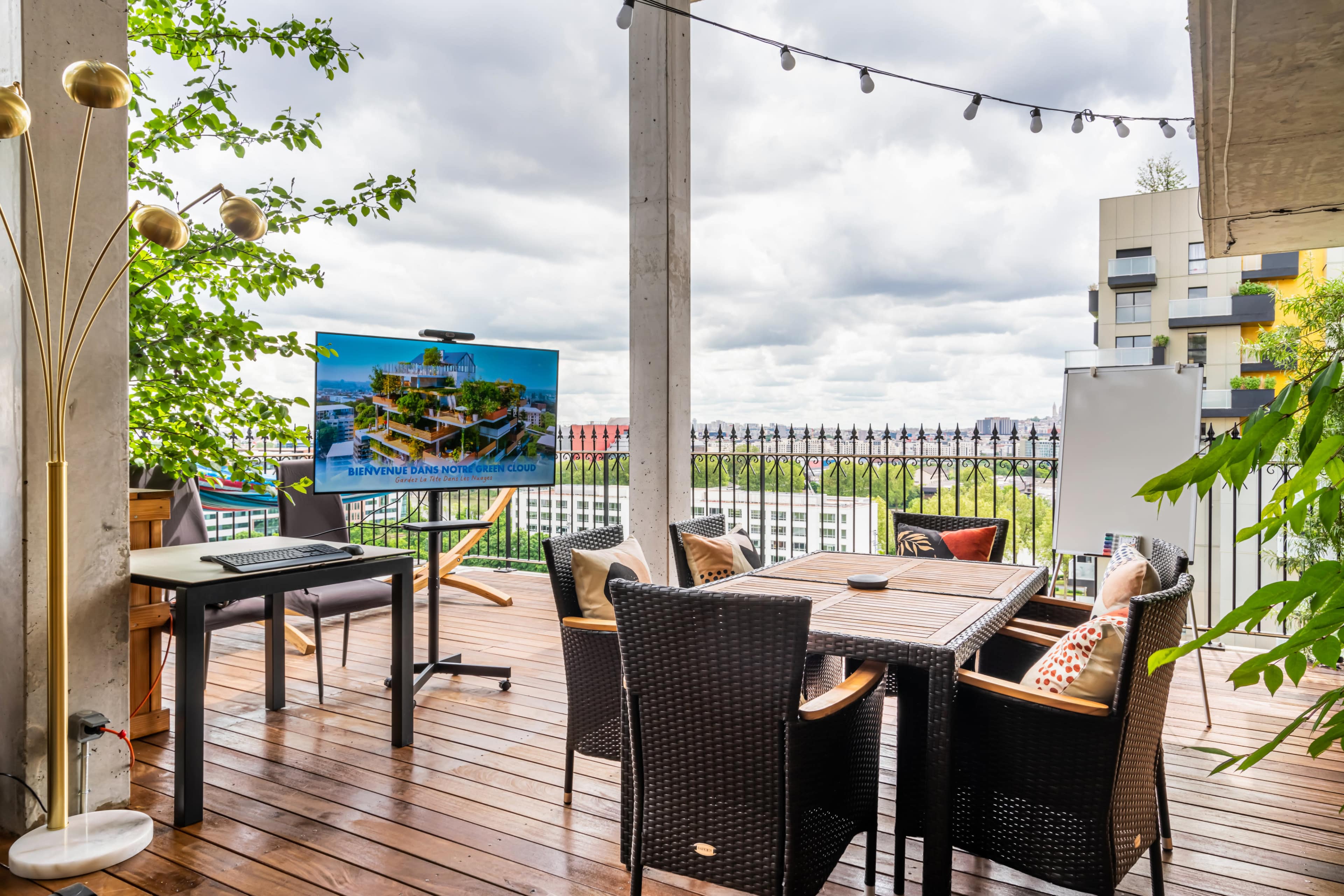 Terrasse vue panoramique Image in Bécon-les-Bruyères, ASNIERES-SUR-SEINE