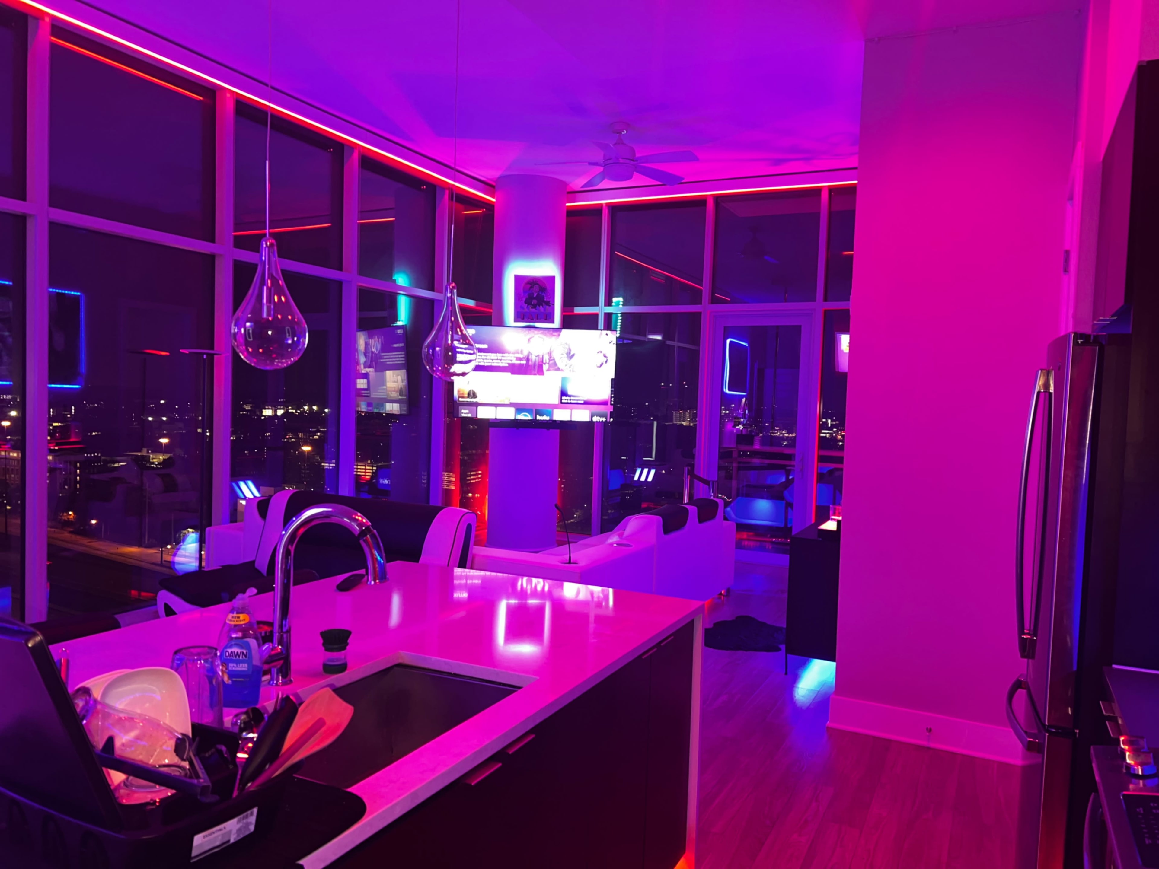 Midtown Exclusive City View Scarface Penthouse Lounge Club Image in Midtown, Atlanta, GA
