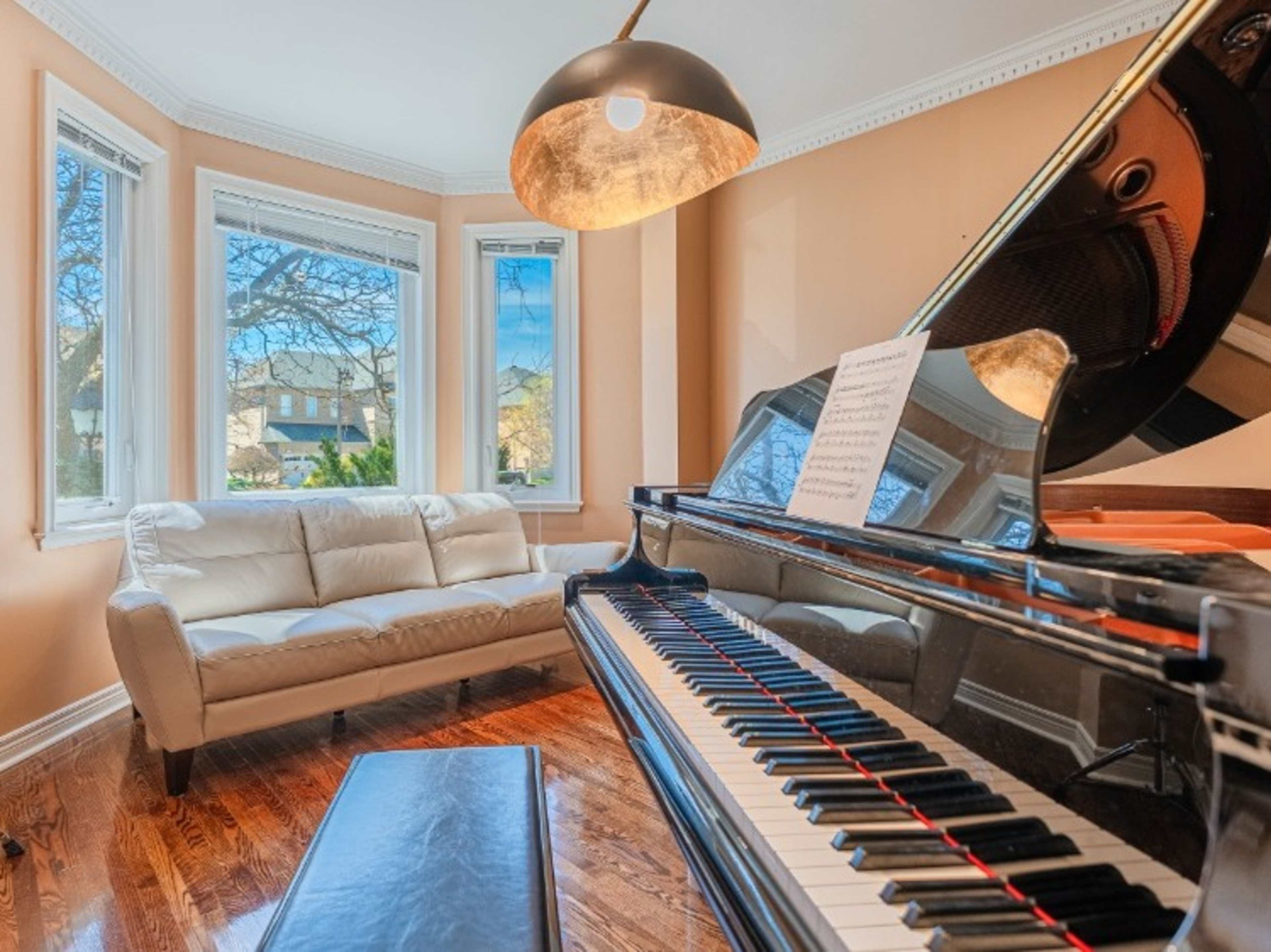 Yamaha Grand Piano & Luxury Dining Room