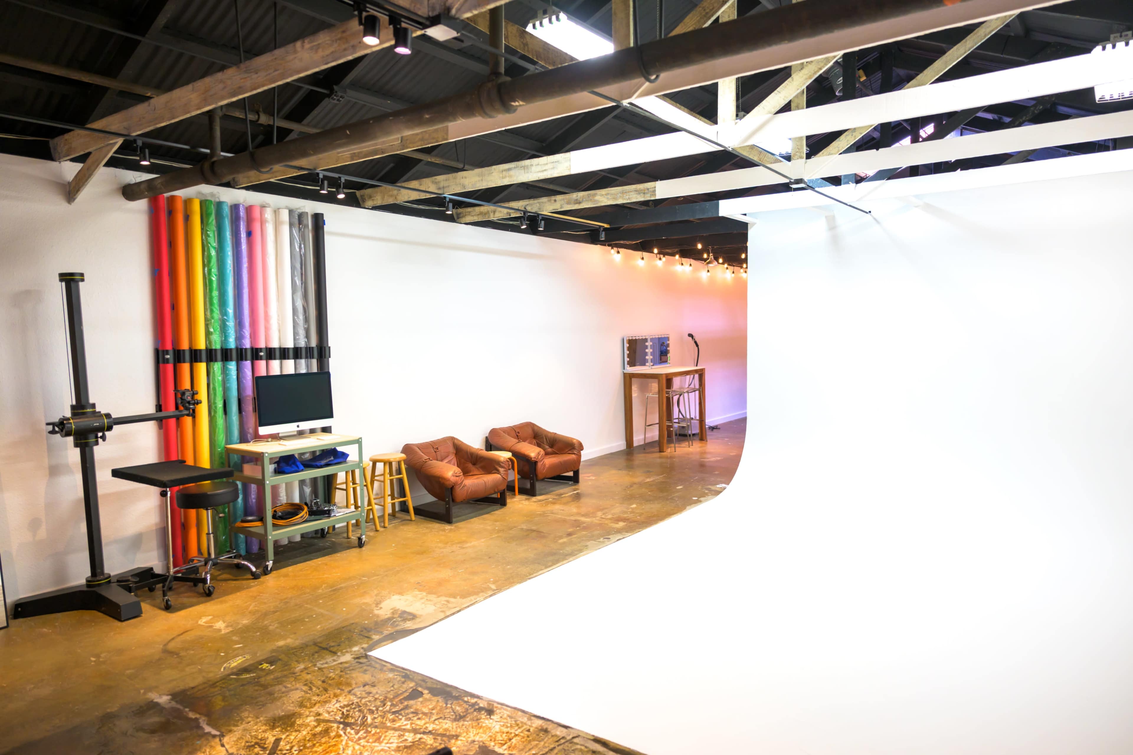 Creative Event & Photo Studio in Barrio Logan | Cyclorama Wall + Lounge + Natural Light Image in Barrio Logan, San Diego, CA