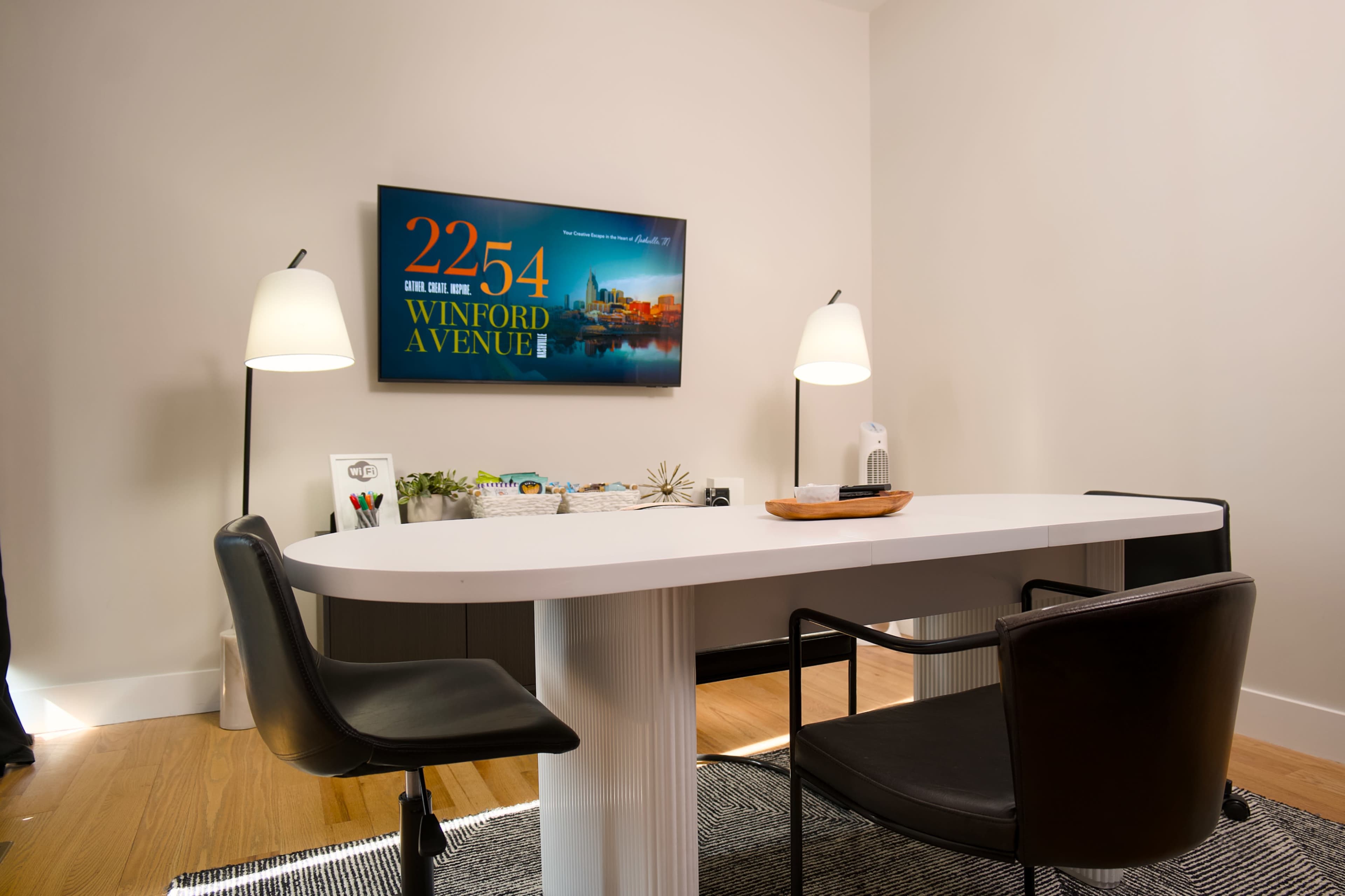 Conference Room for 4 with TV Image in Grandview Heights, Nashville, TN