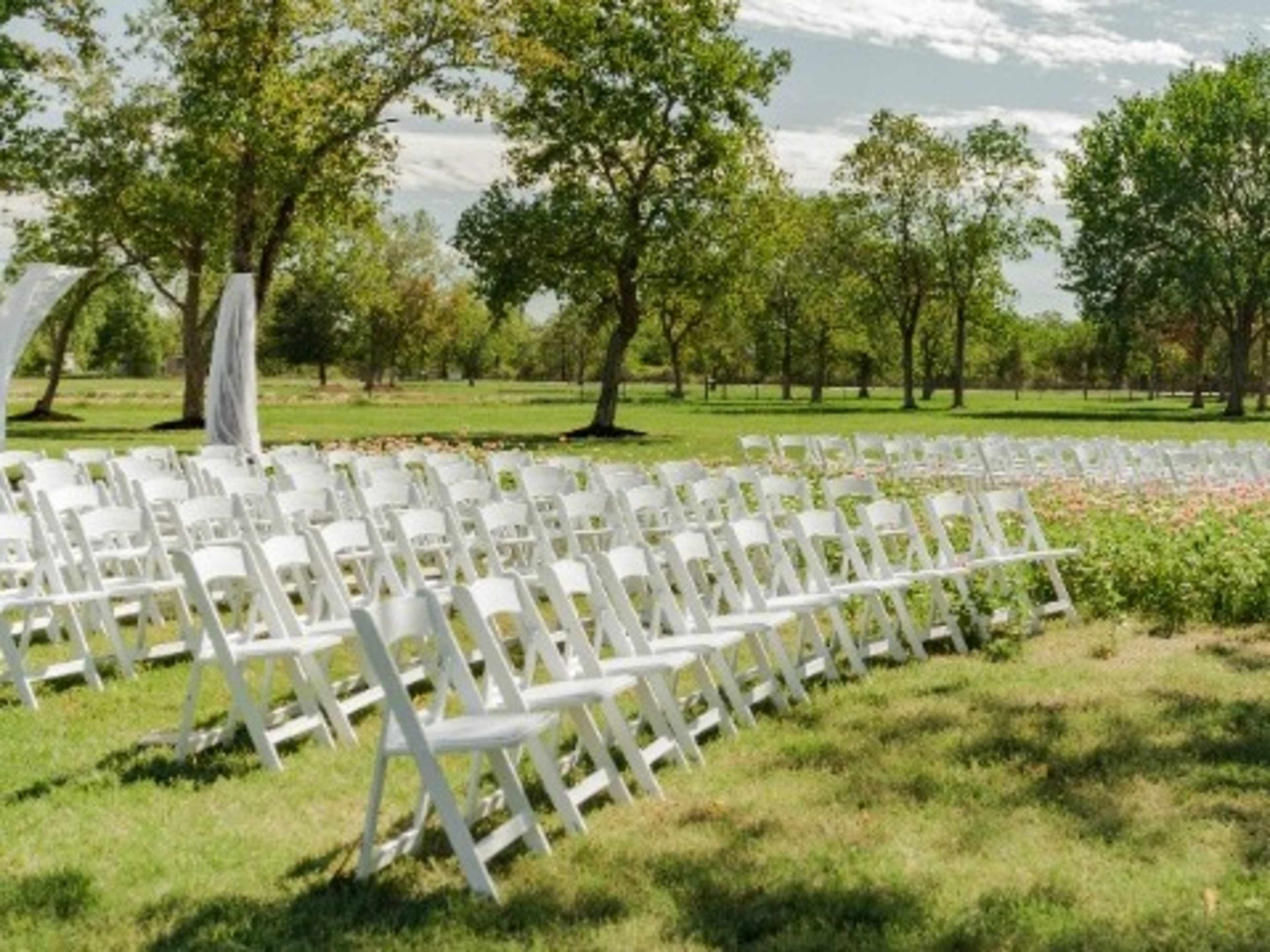 White Garden Chairs
