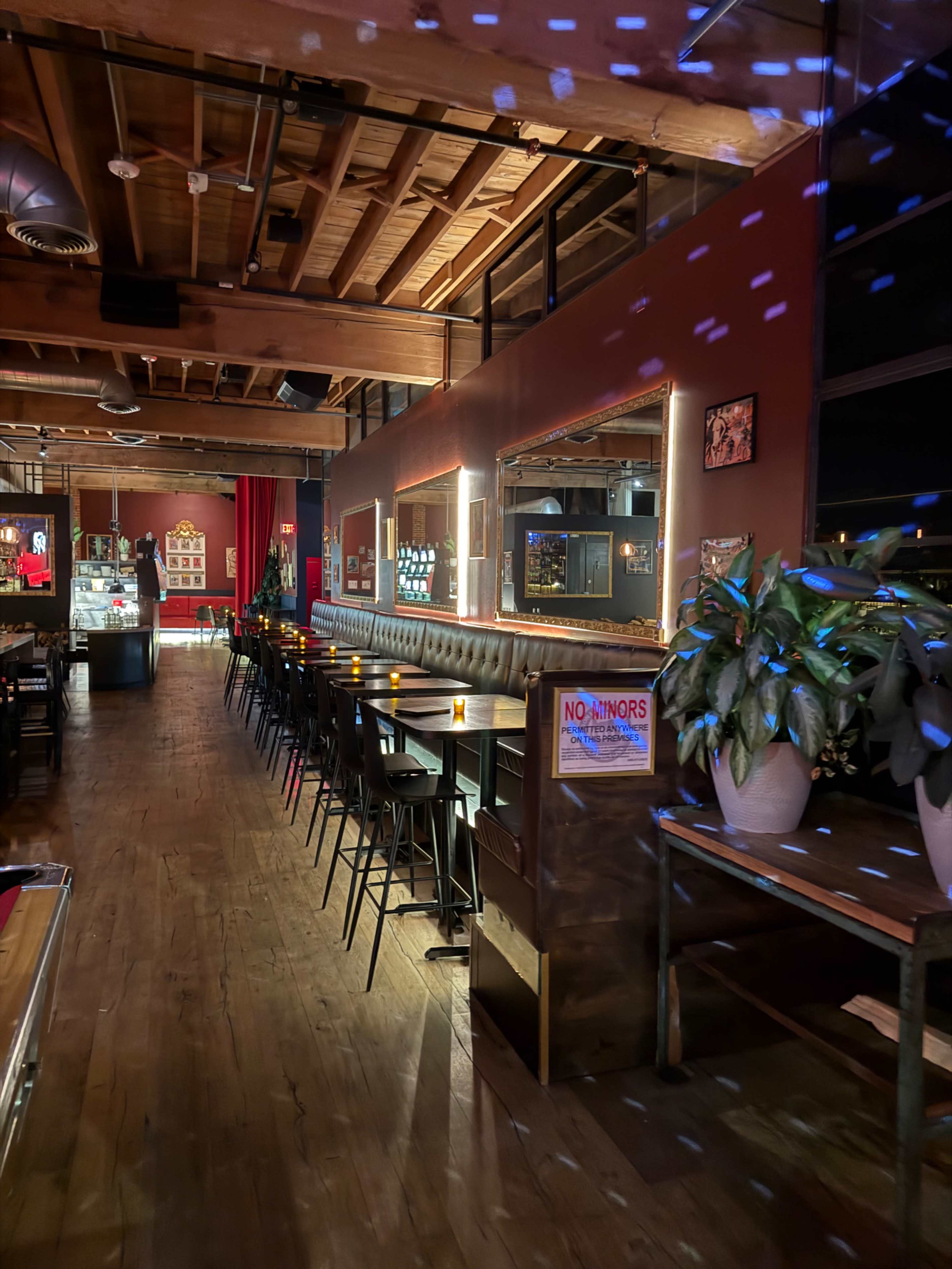 Swanky cocktail lounge and club with vintage charm. Image in Southeast Portland, Portland, OR