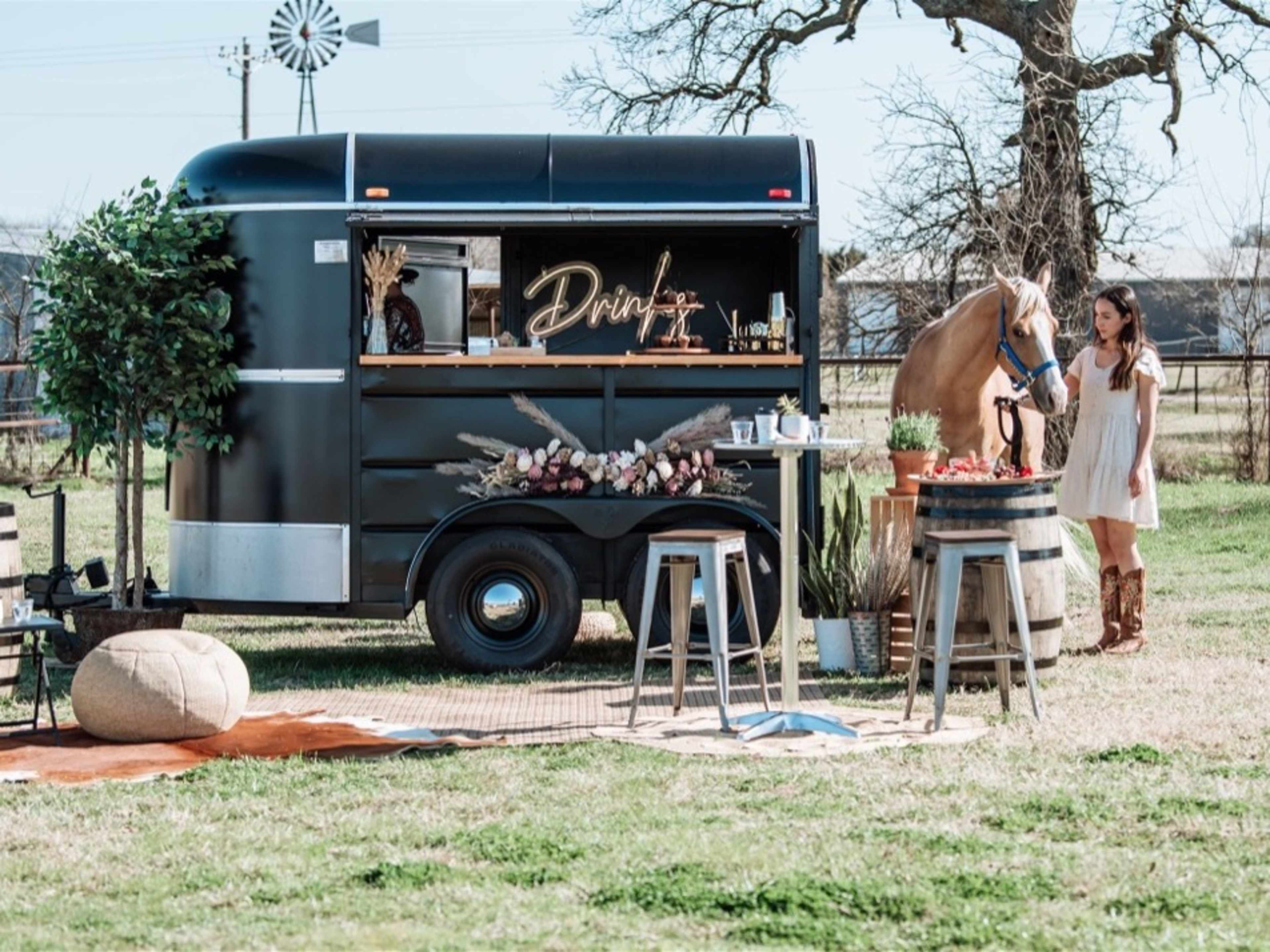 Horse Trailer Mobile Bar