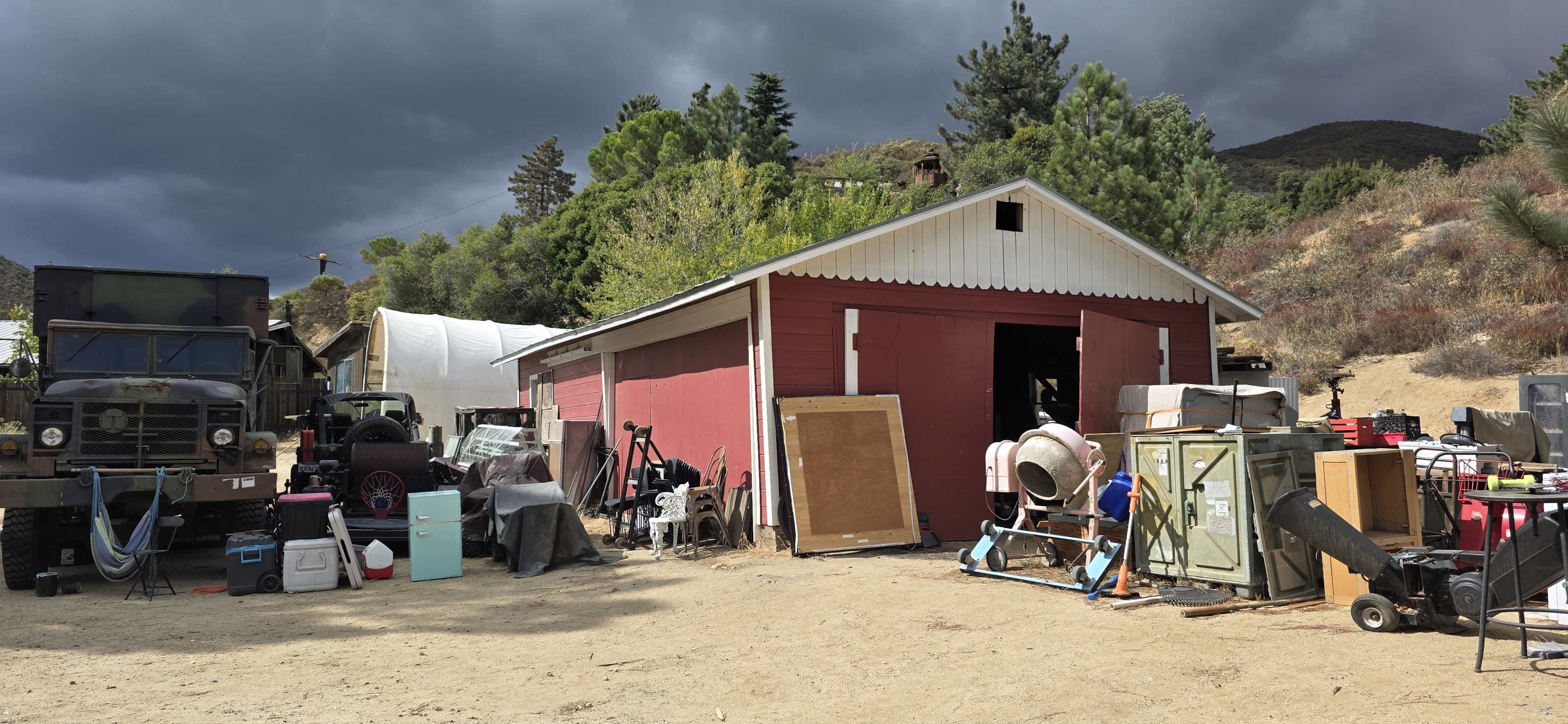 Americana Desert Barn Lot - Military, Jeeps, Boats, Junk Image in Leona Valley, Leona Valley, CA