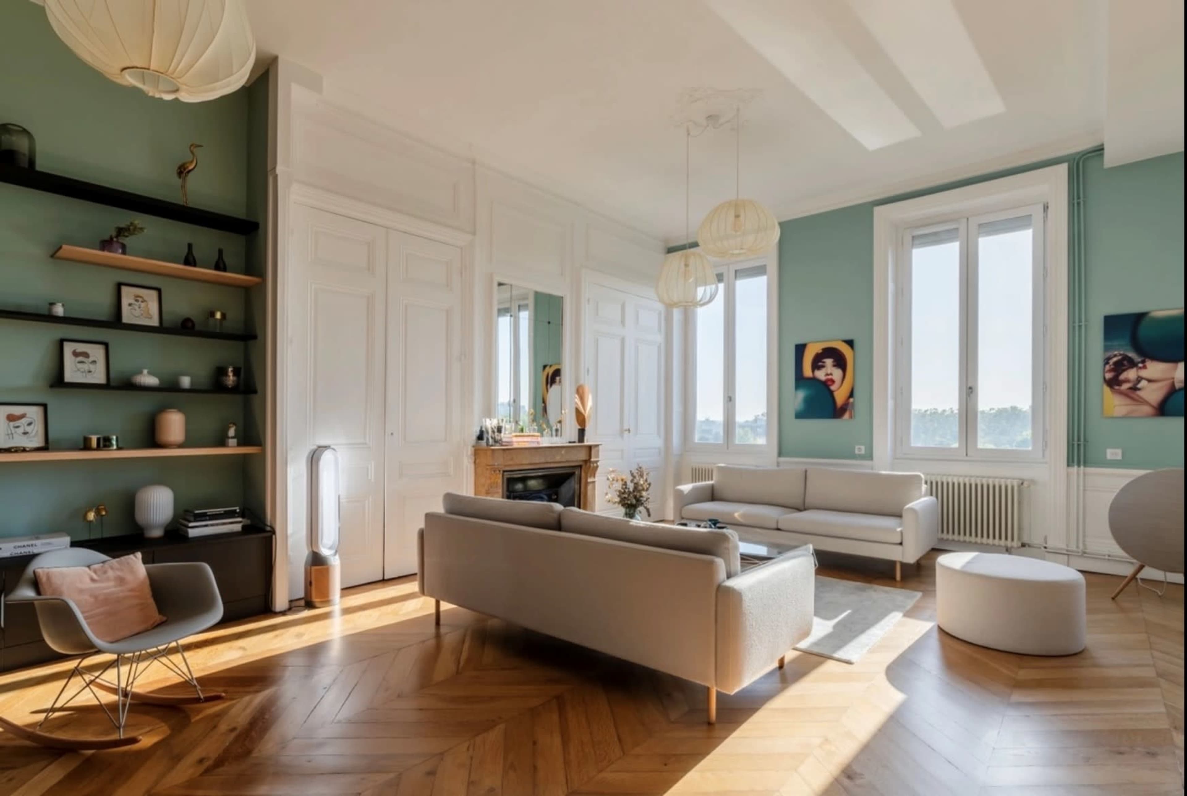 Appartement haussmannien avec vue sur le Rhône et le Parc de la Tête d'Or Image in Saint-Clair, CALUIRE-ET-CUIRE