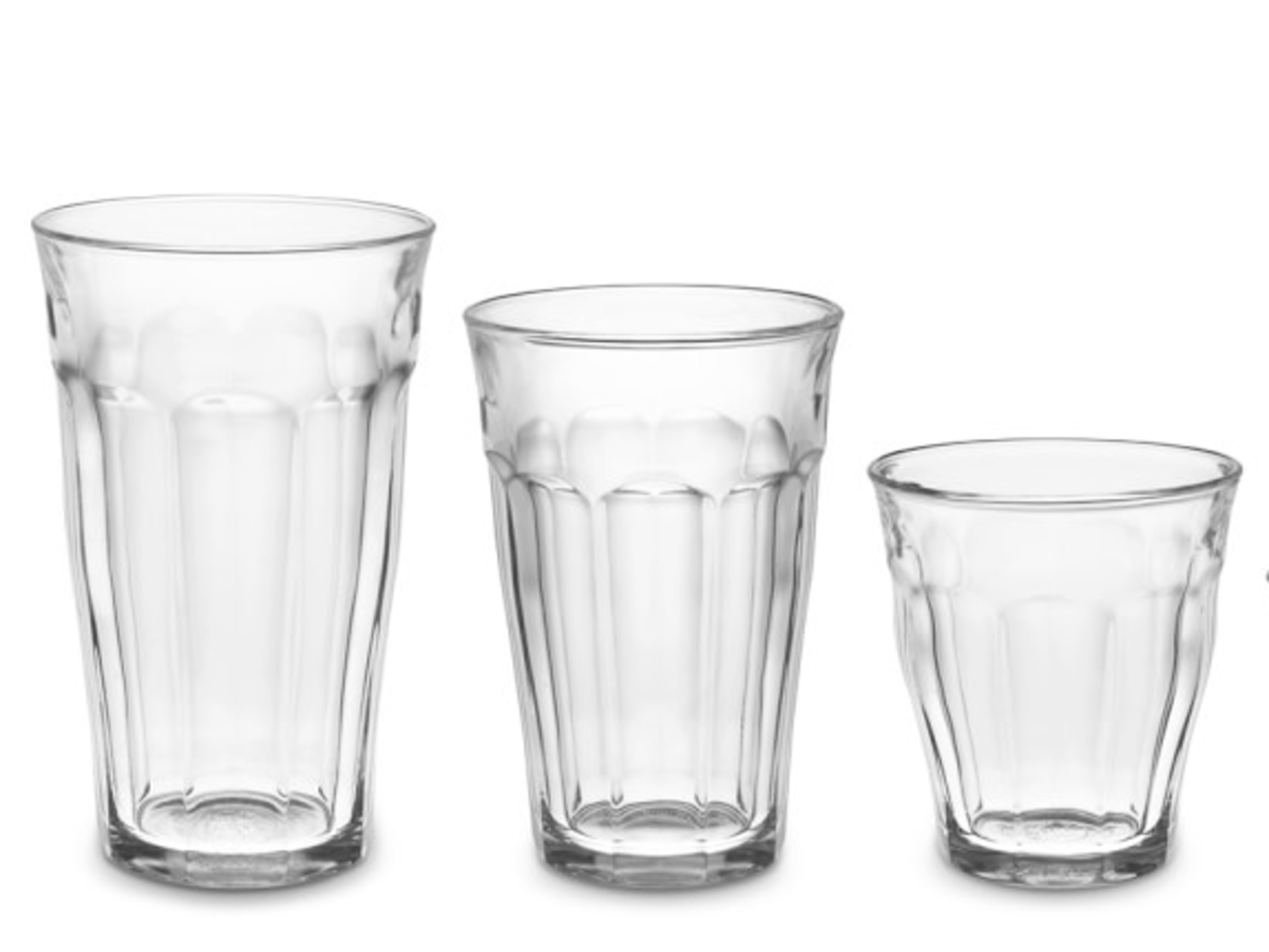 French Glass Tumblers - 10
