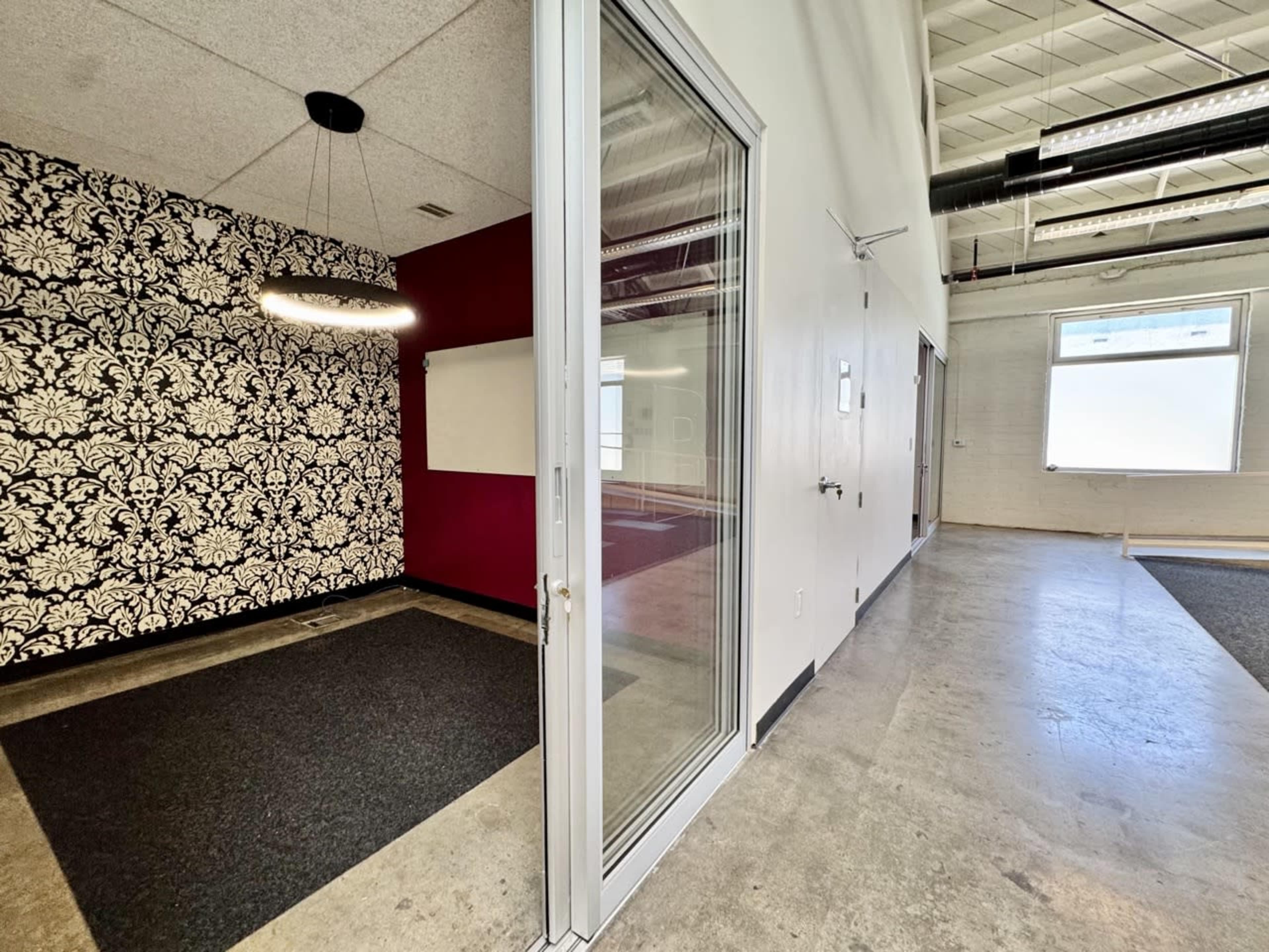 Private, industrial style event room with exterior windows Image in Downtown, Santa Monica, CA