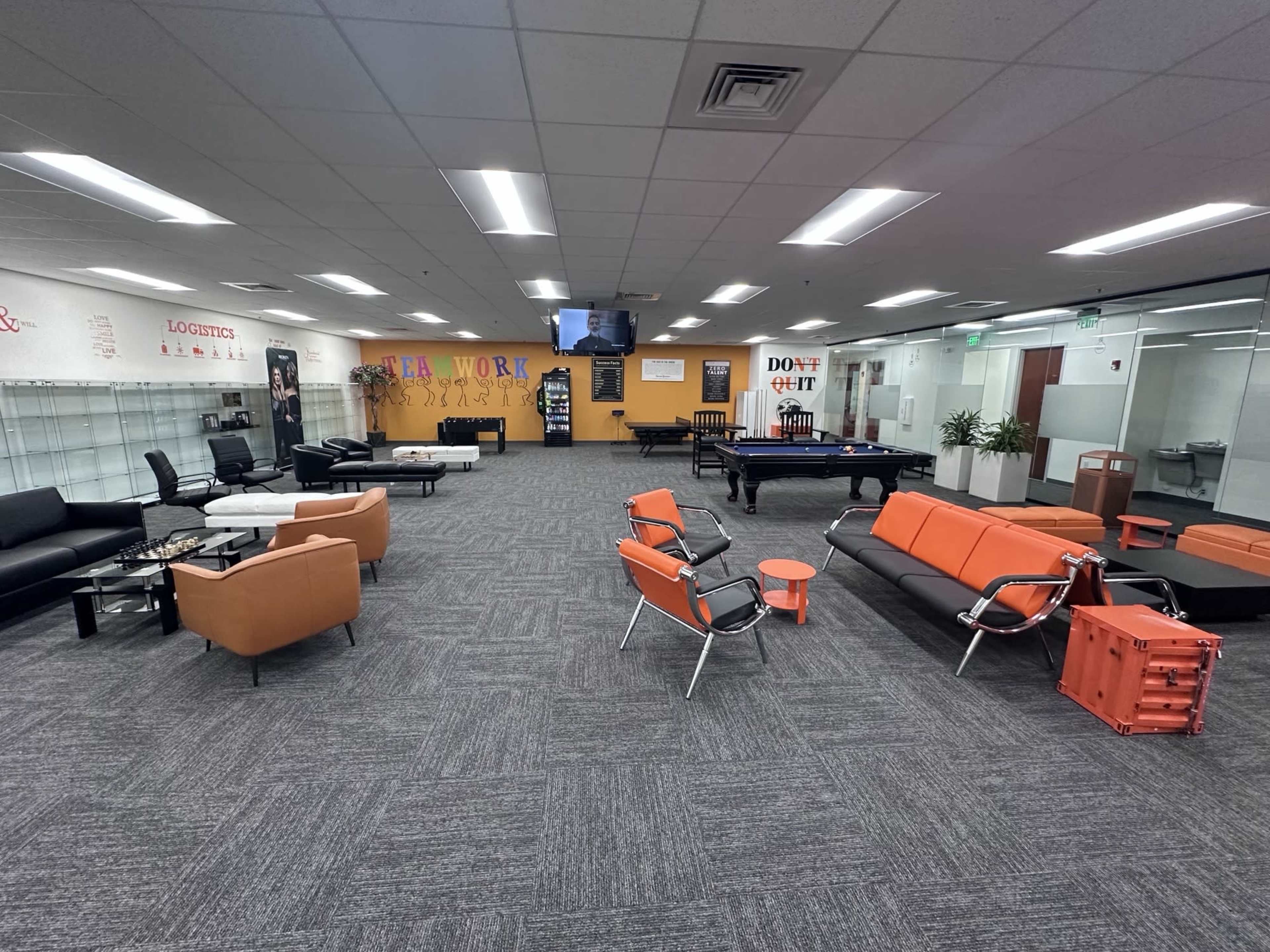 Modern Network Lounge for Corporate Events, Meetings & Content Shoots - Doral Image in Doral, Doral, FL