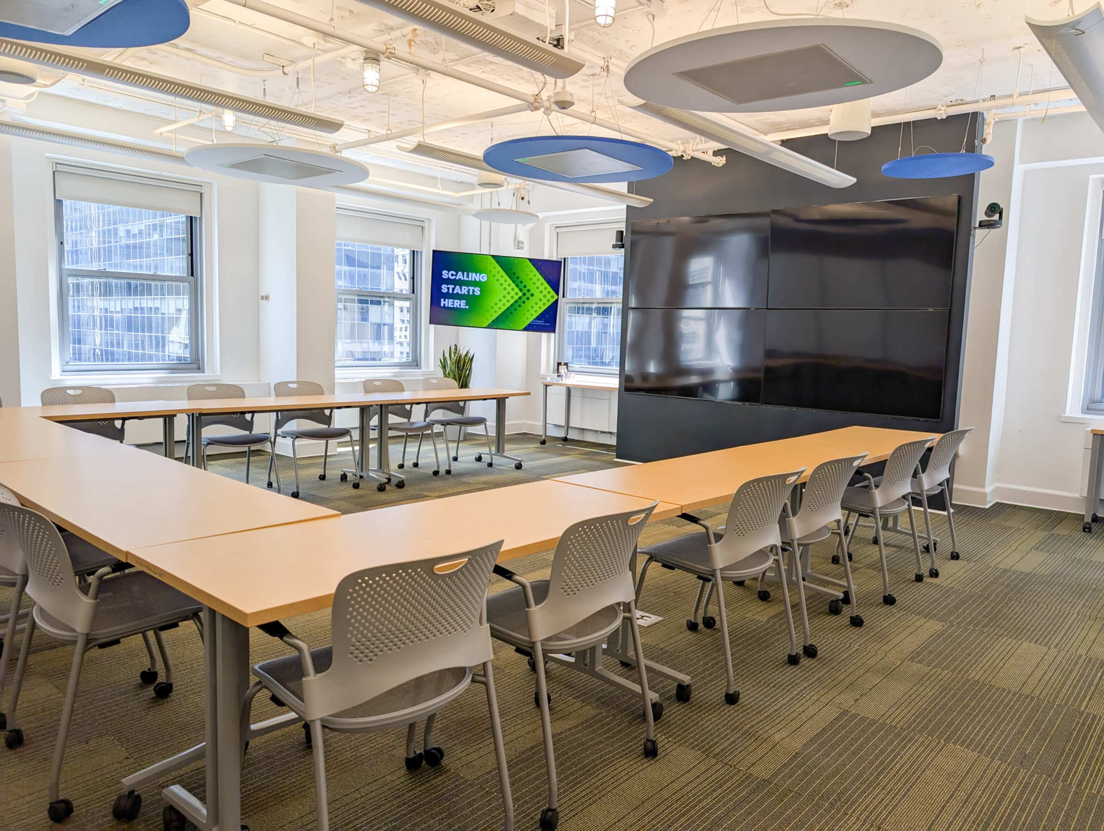 Virtual Enabled Meeting Rooms with City Views | Ideal for In-Person & Virtual Off-sites | Bright & Modern in a Tech Focused Shared Workspace! Conference Room D Image in Chicago Loop, Chicago, IL