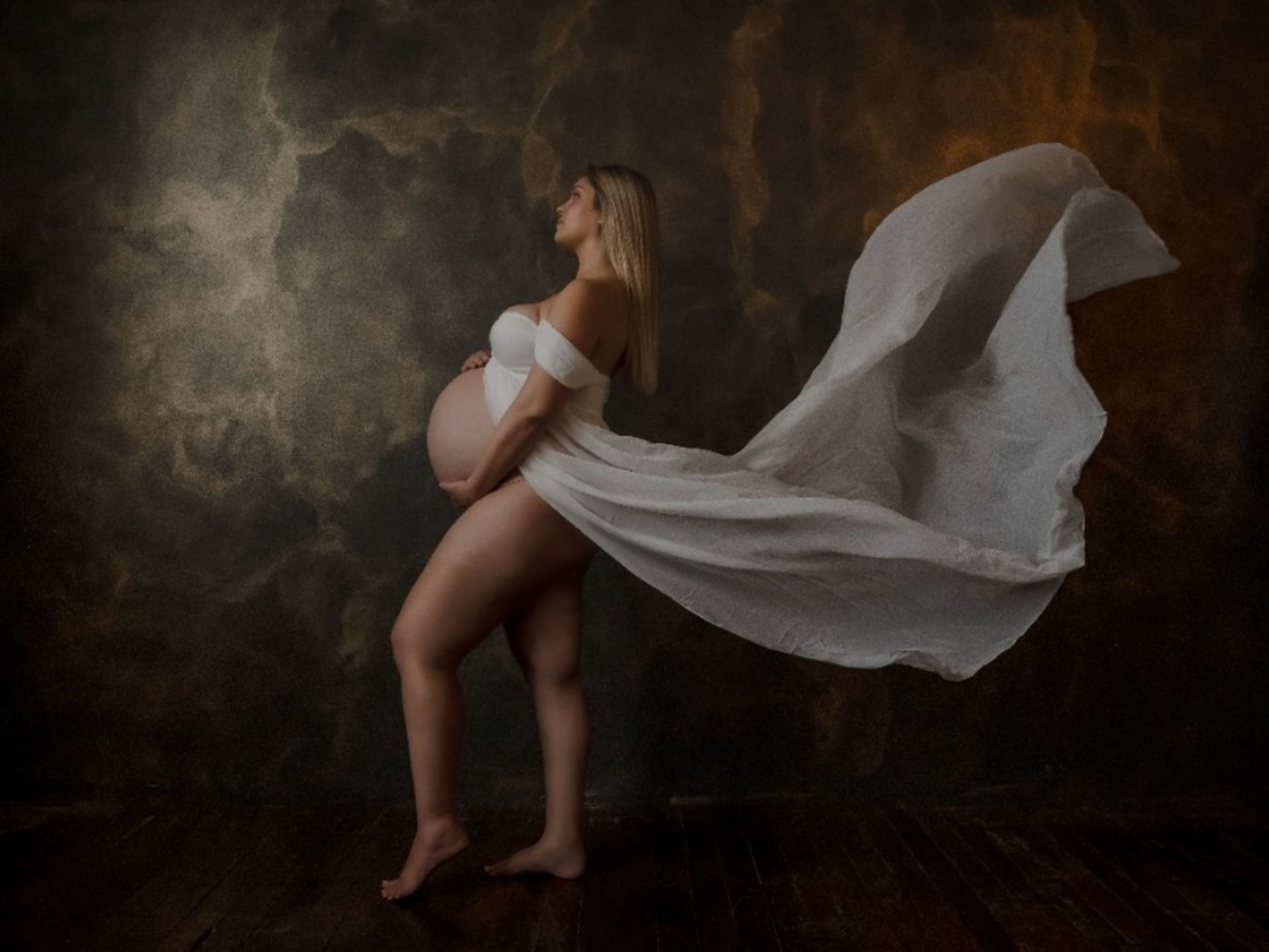 White Maternity Dress Rental