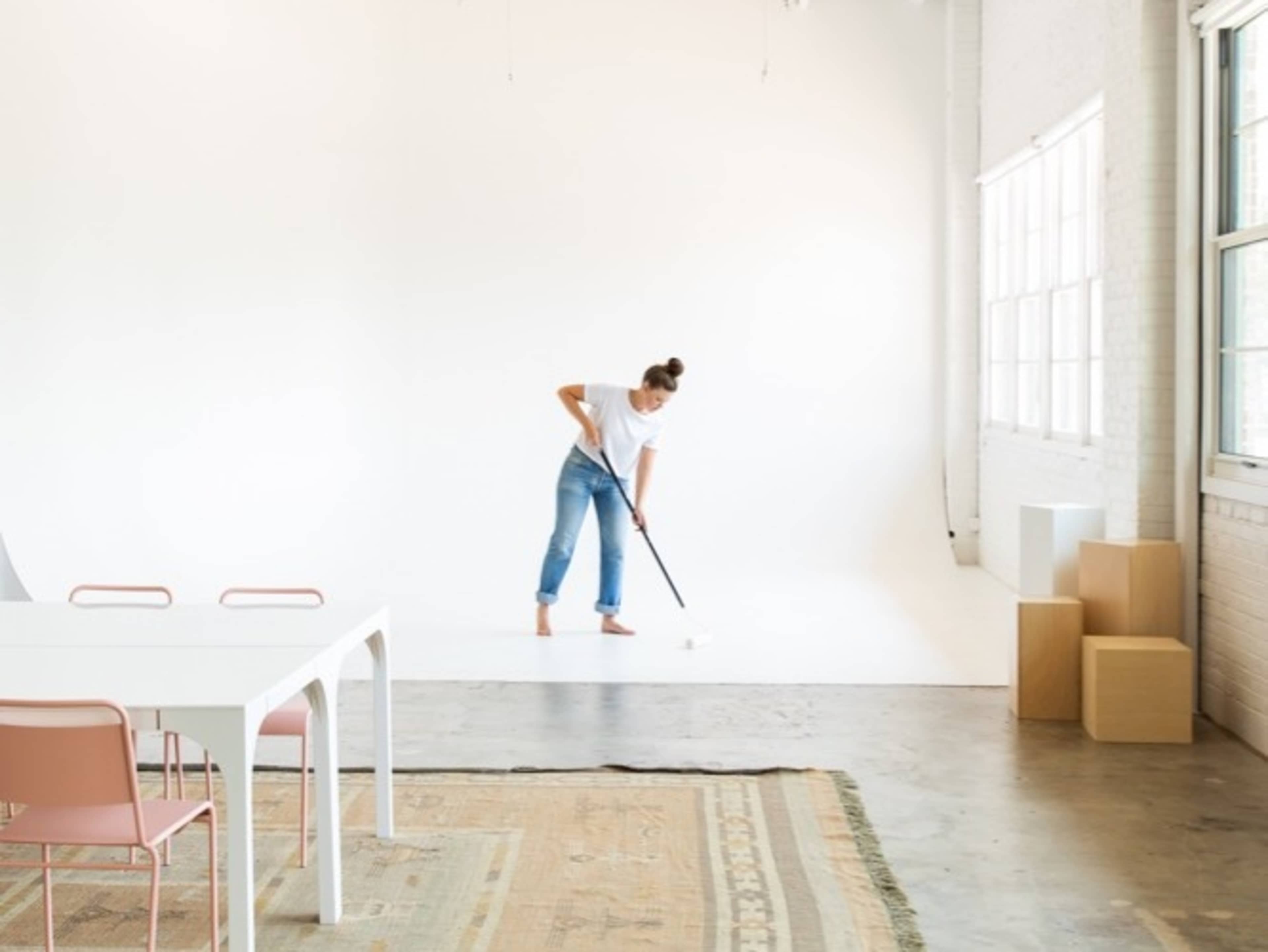 Cyc Wall Fresh Coat of Paint