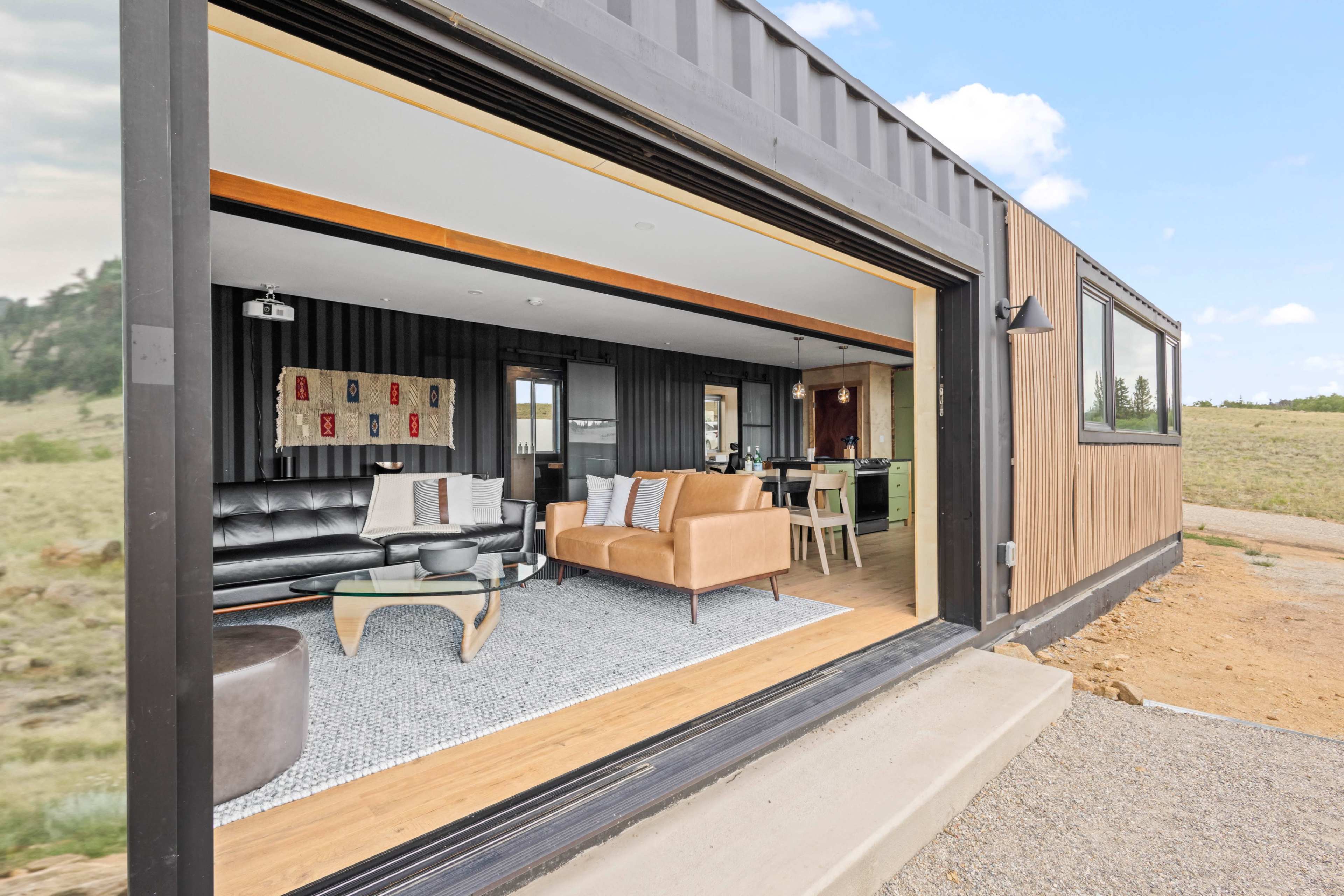 Stylish Shipping Container Home with Stunning Mountain Views Image in , Como, CO