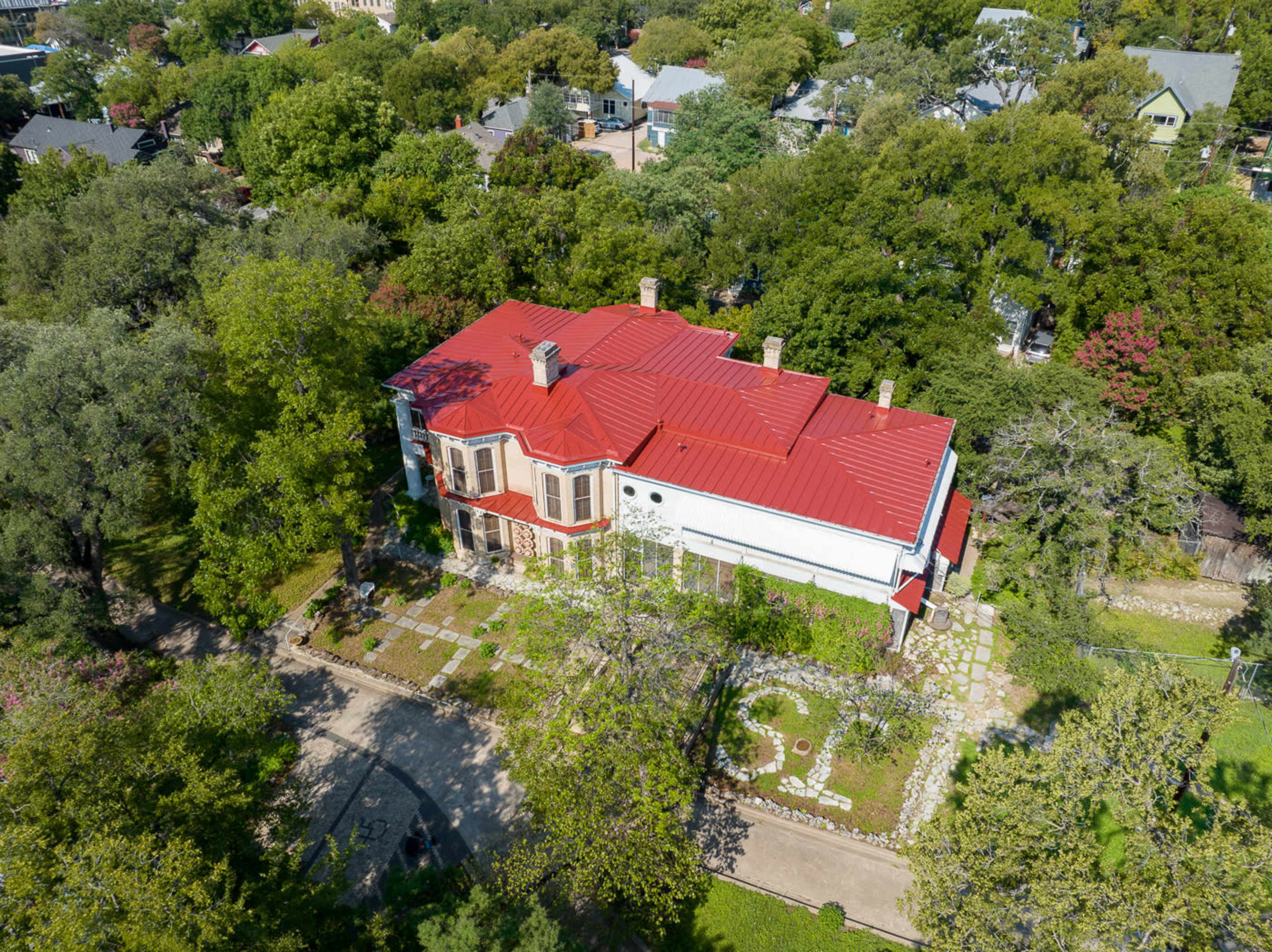 Historic House and Gardens near Downtown Image in Old West Austin, Austin, TX