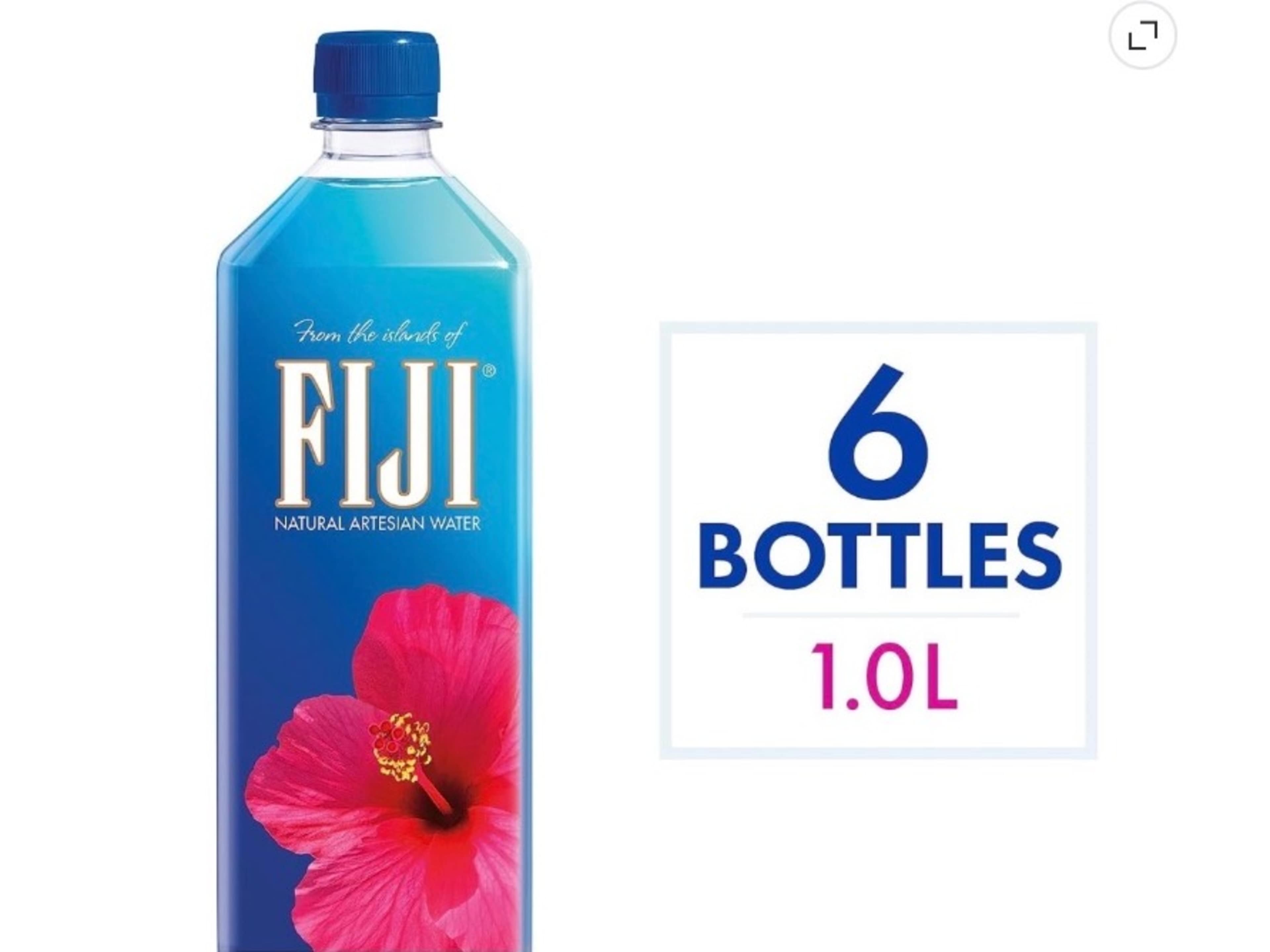 6X FIJI Water Bottles