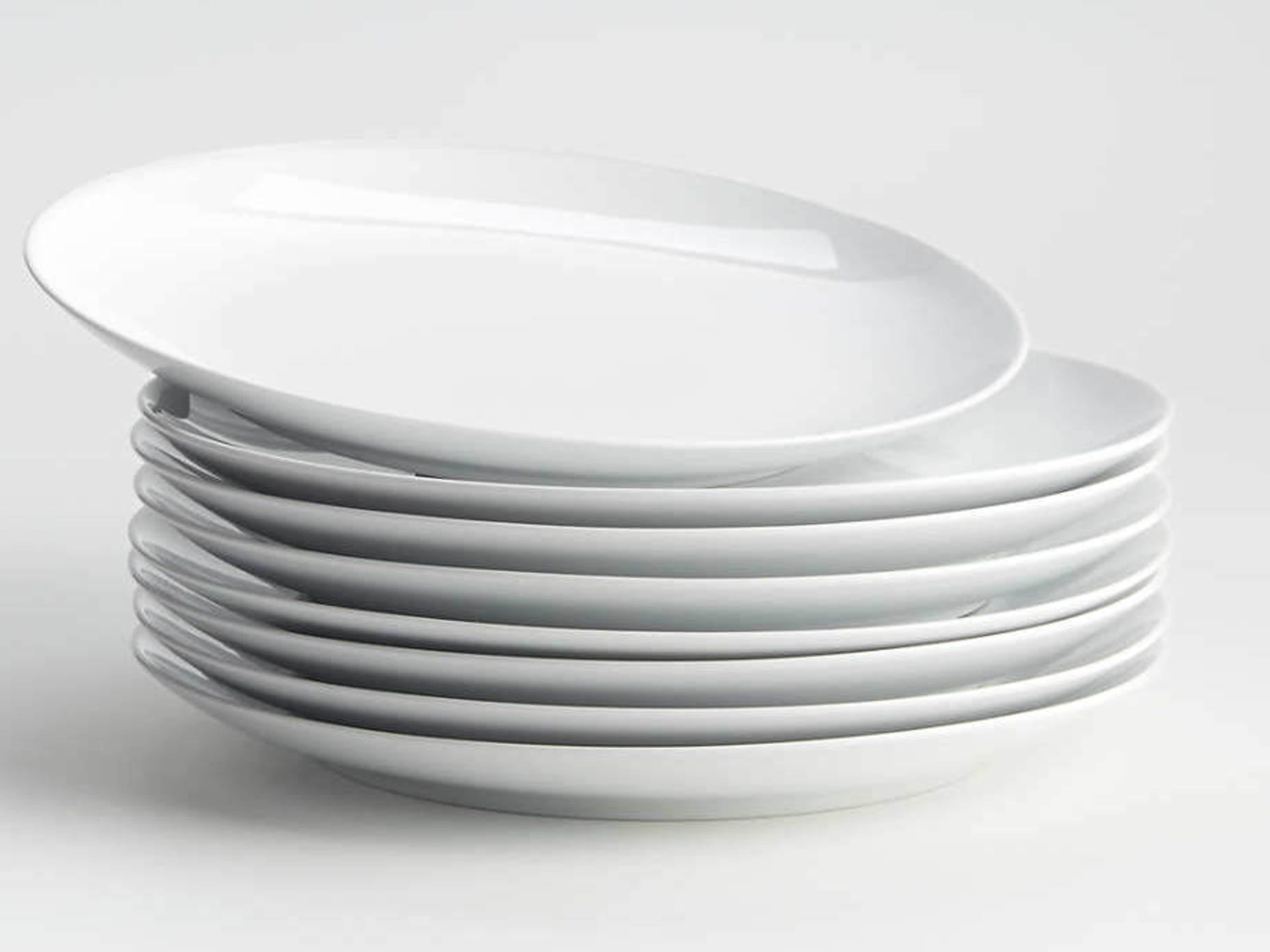 10 inch White Dinner Plate Set of 6