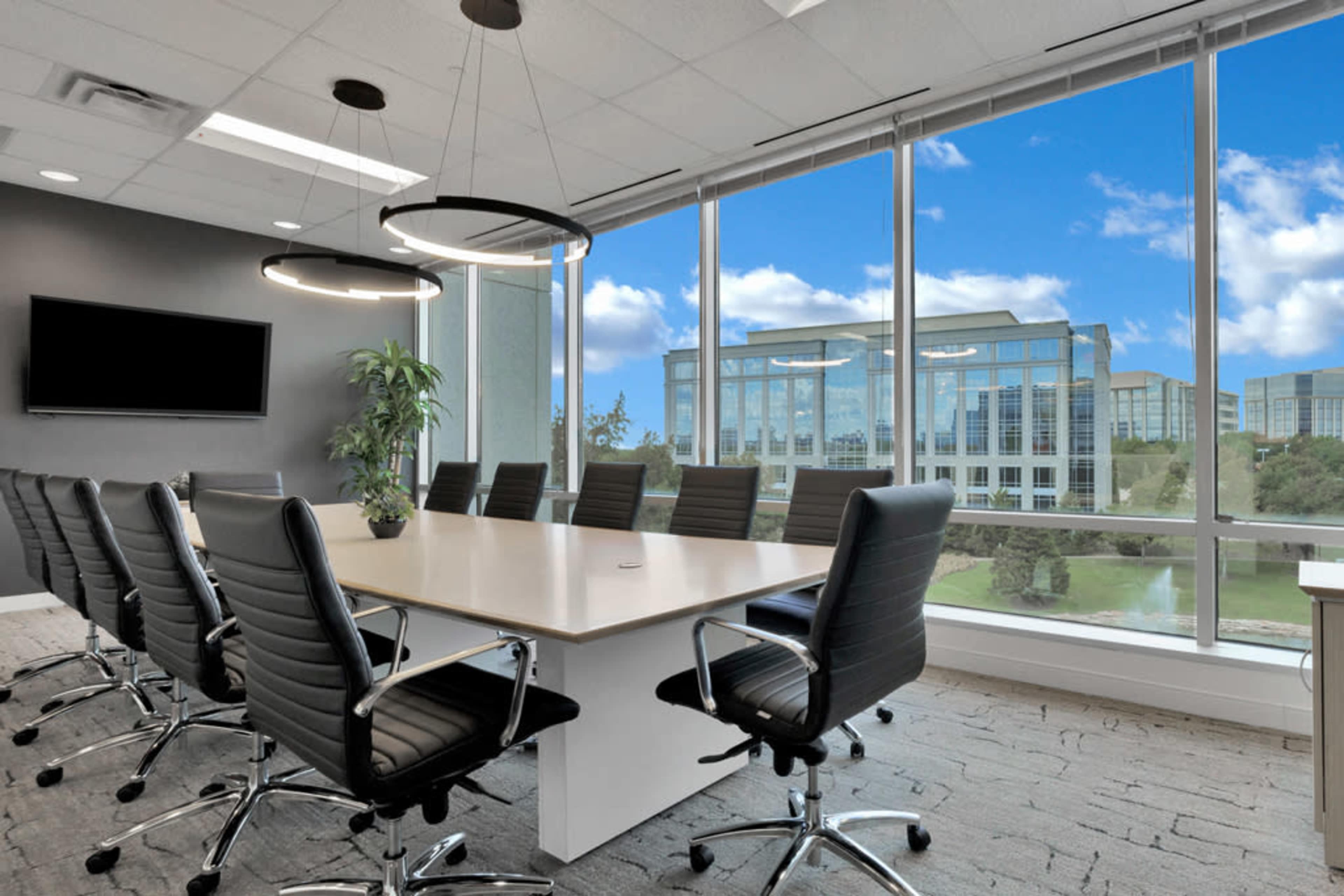 Luxurious 12 person Conference Room in Frisco Image in Hall Office Park, Frisco, TX
