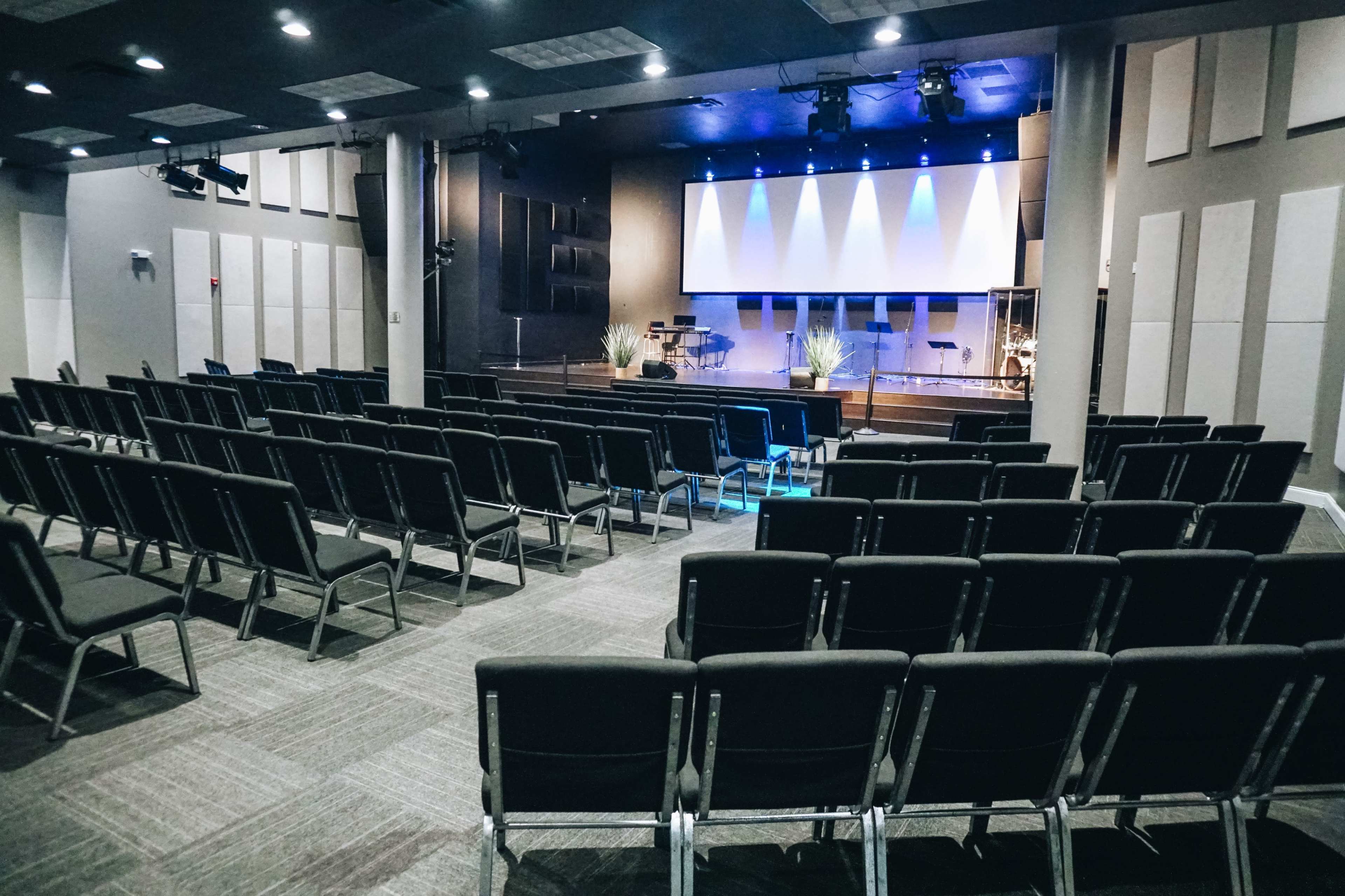 Doral Event Space with Stage, Seating & Sound – Auditorium Image in Doral, Doral, FL
