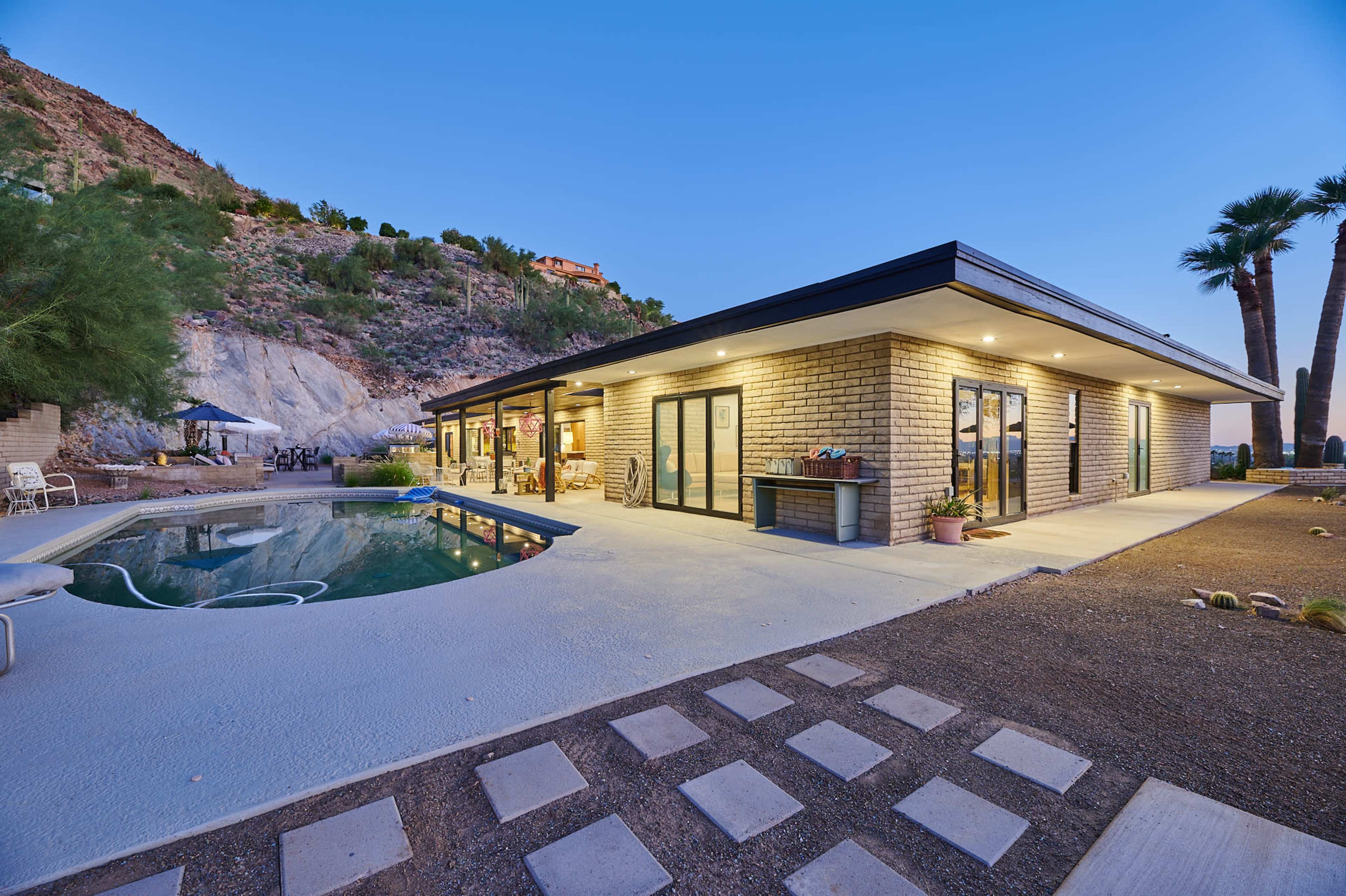 Desert Hilltop estate with City+Desert views Image in Lincoln Heights, Paradise Valley, AZ