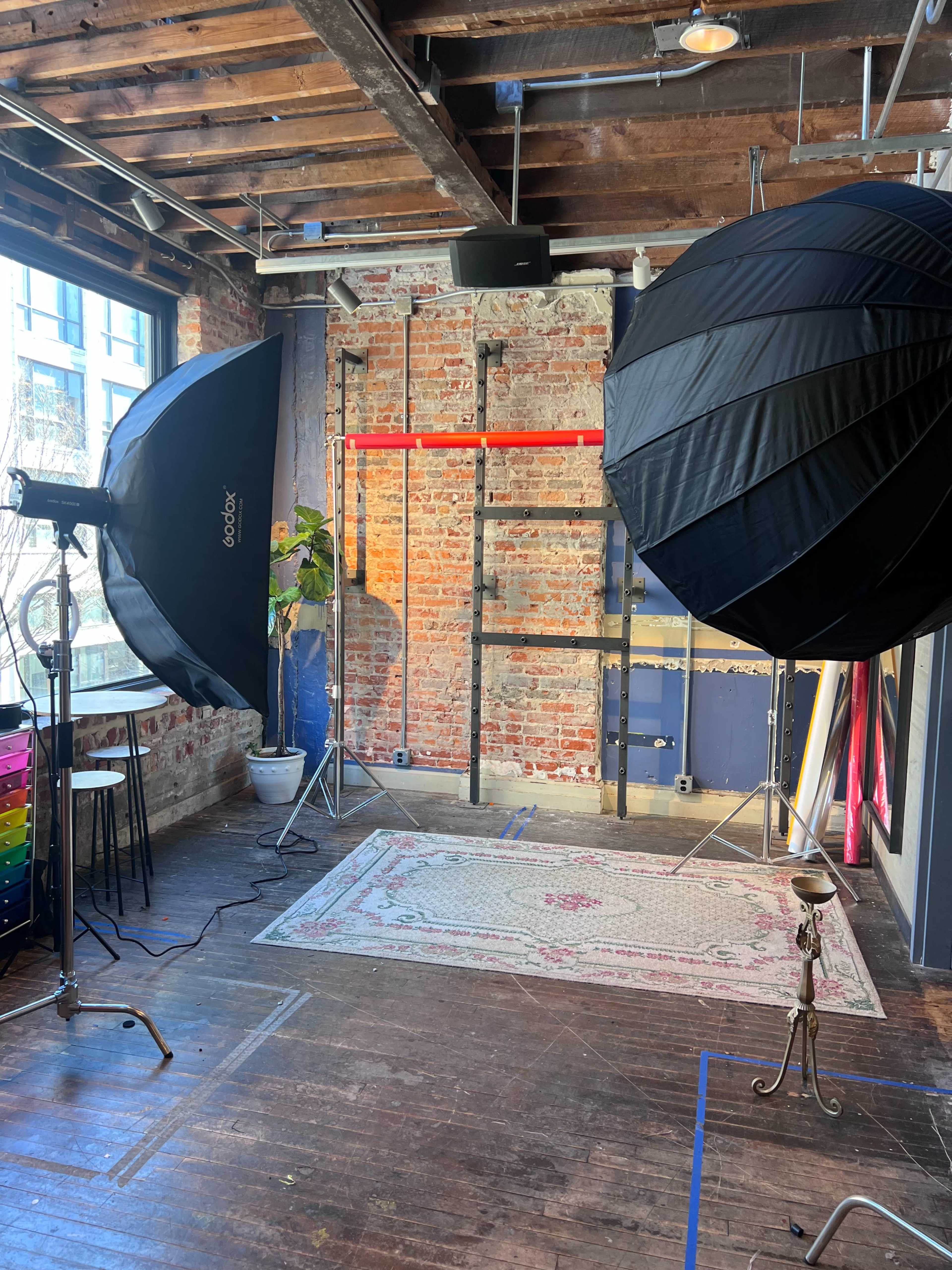 Downtown Norfolk Loft-Style Photography Space with Tons of Natural Light and Exposed Brick | Industrial/Loft-Style Studio Space Image in Downtown, Norfolk, VA