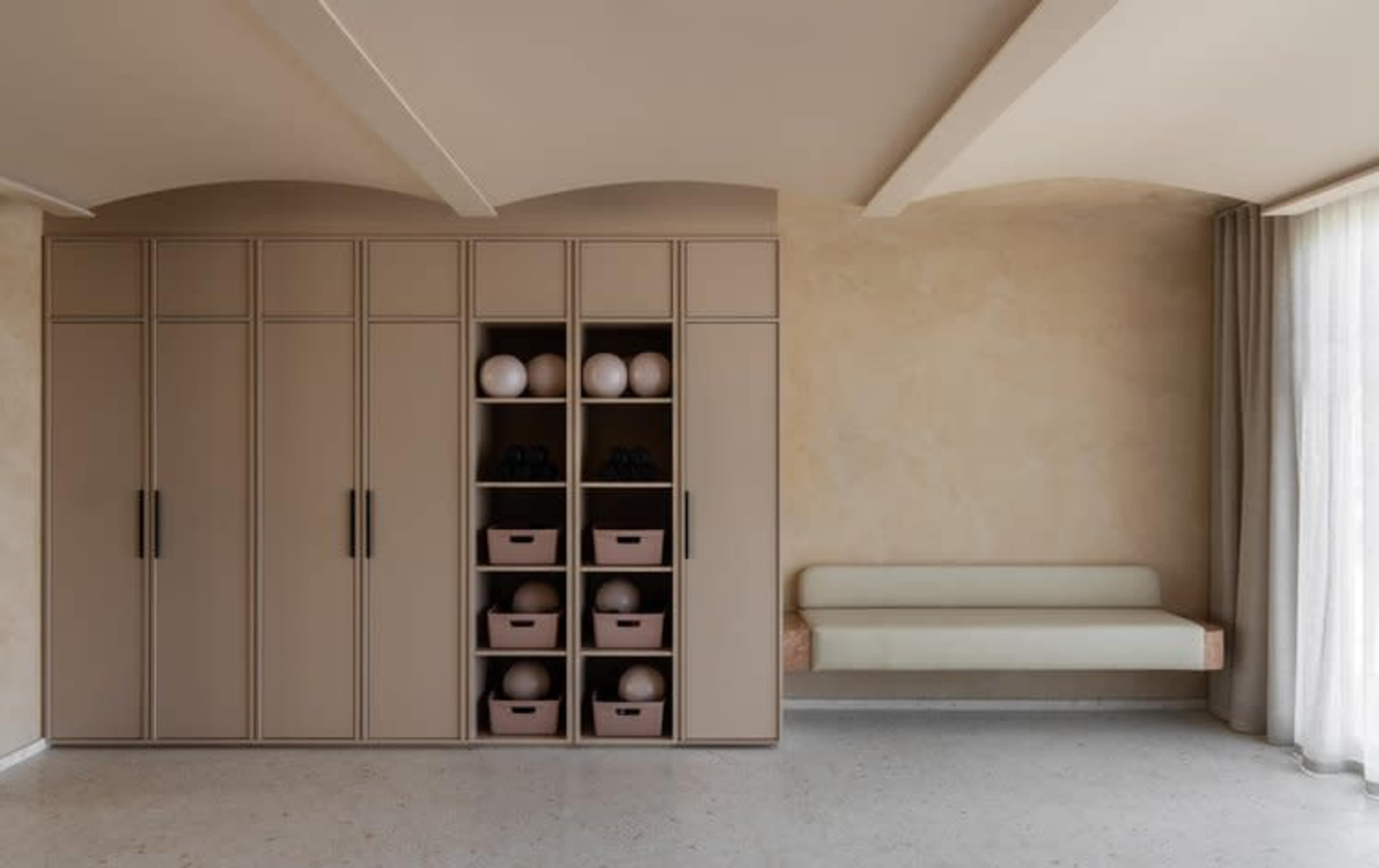 Award-Winning Designed Pilates/Yoga Studio with Stone Accents & Flowing Light Image in Aberfeldie, Aberfeldie, VIC