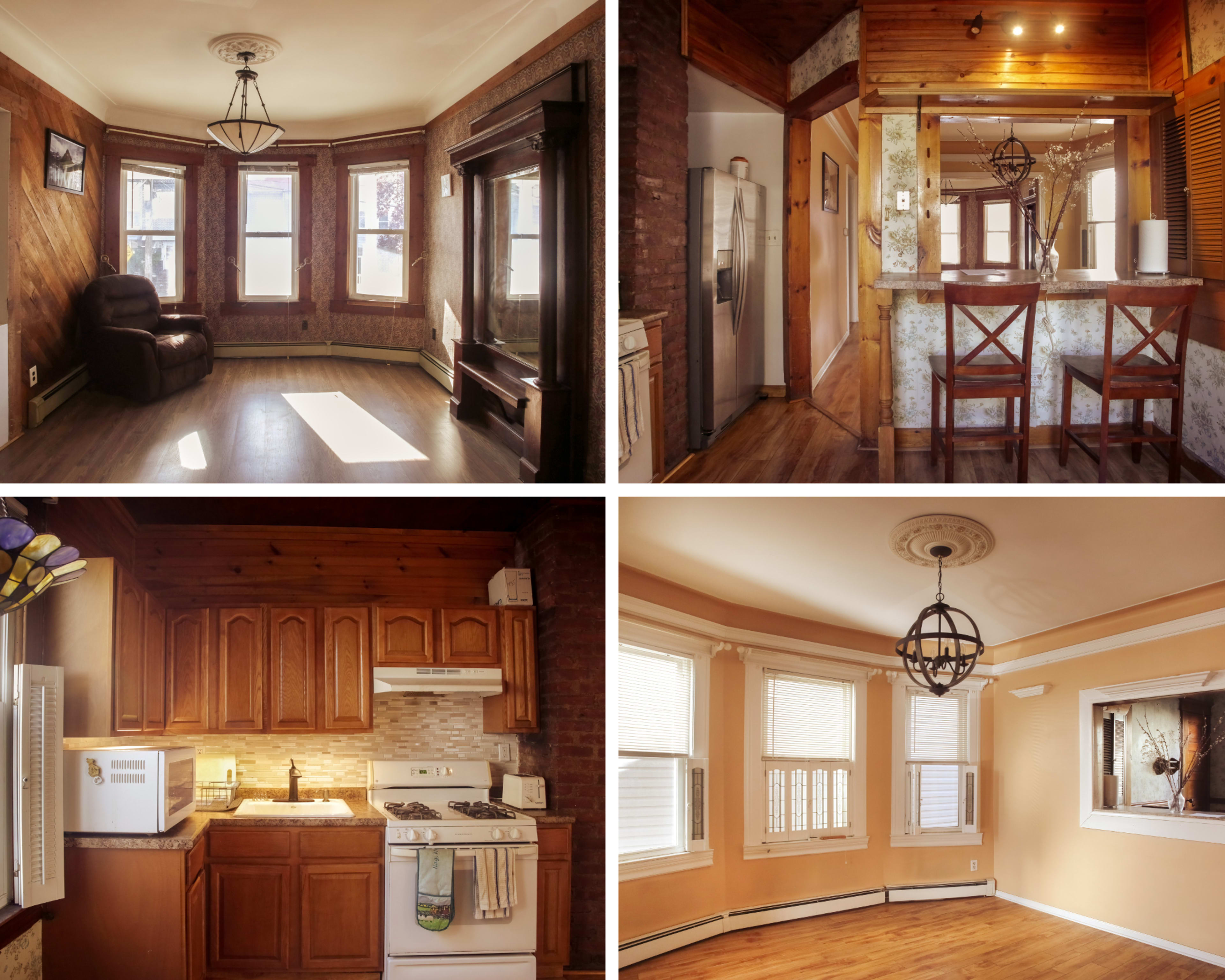 Unfurnished Abandoned House with Wood, Wallpaper Image in Edenwald, Bronx, NY