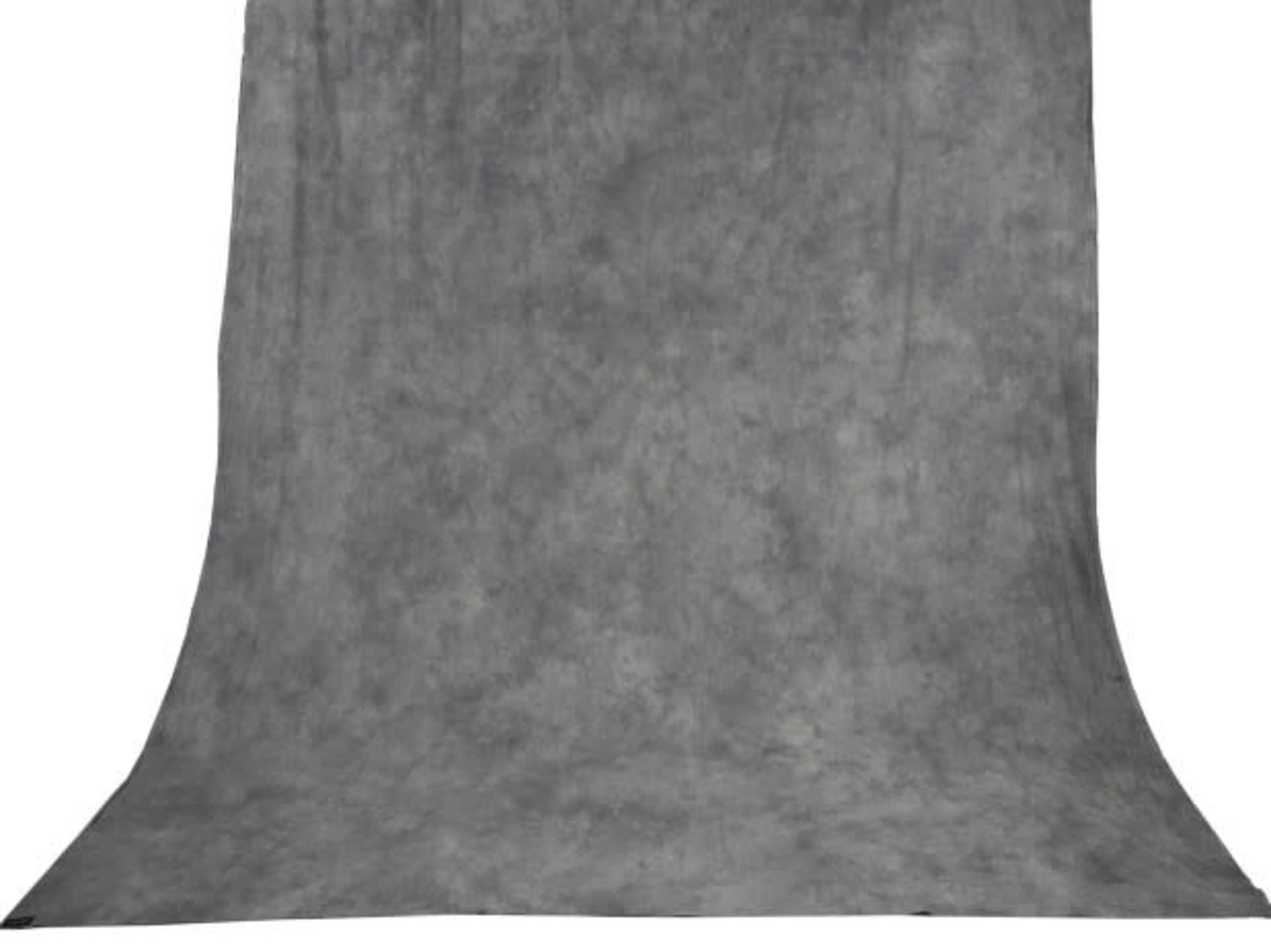 Large Grey Fabric Muslin Backdrop 3 x 6 m
