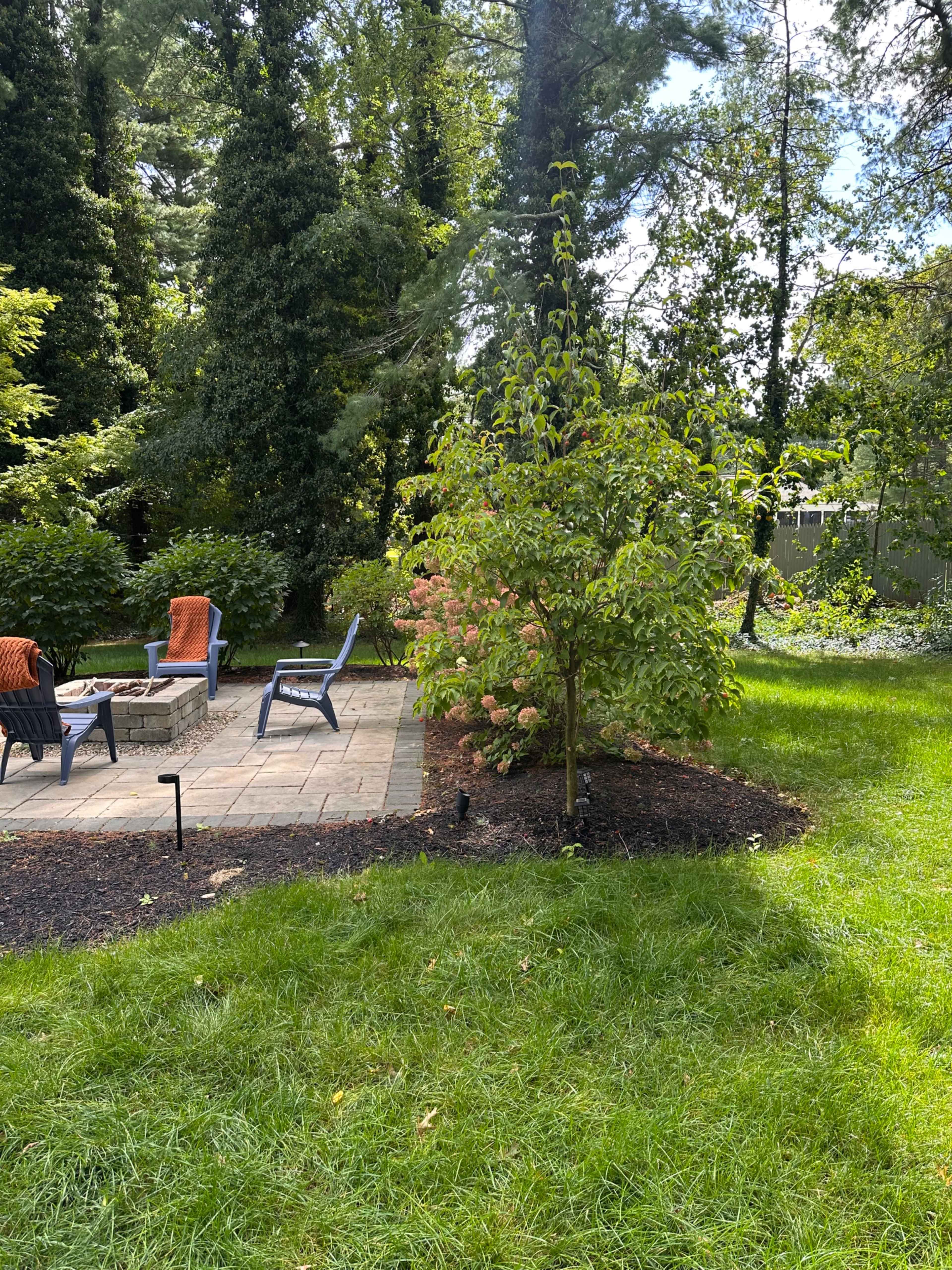 Private Wooded Garden Retreat + Cozy Fire Pit and White Fence Oasis in Pembroke for Photoshoots Image in Pembroke, Pembroke, MA