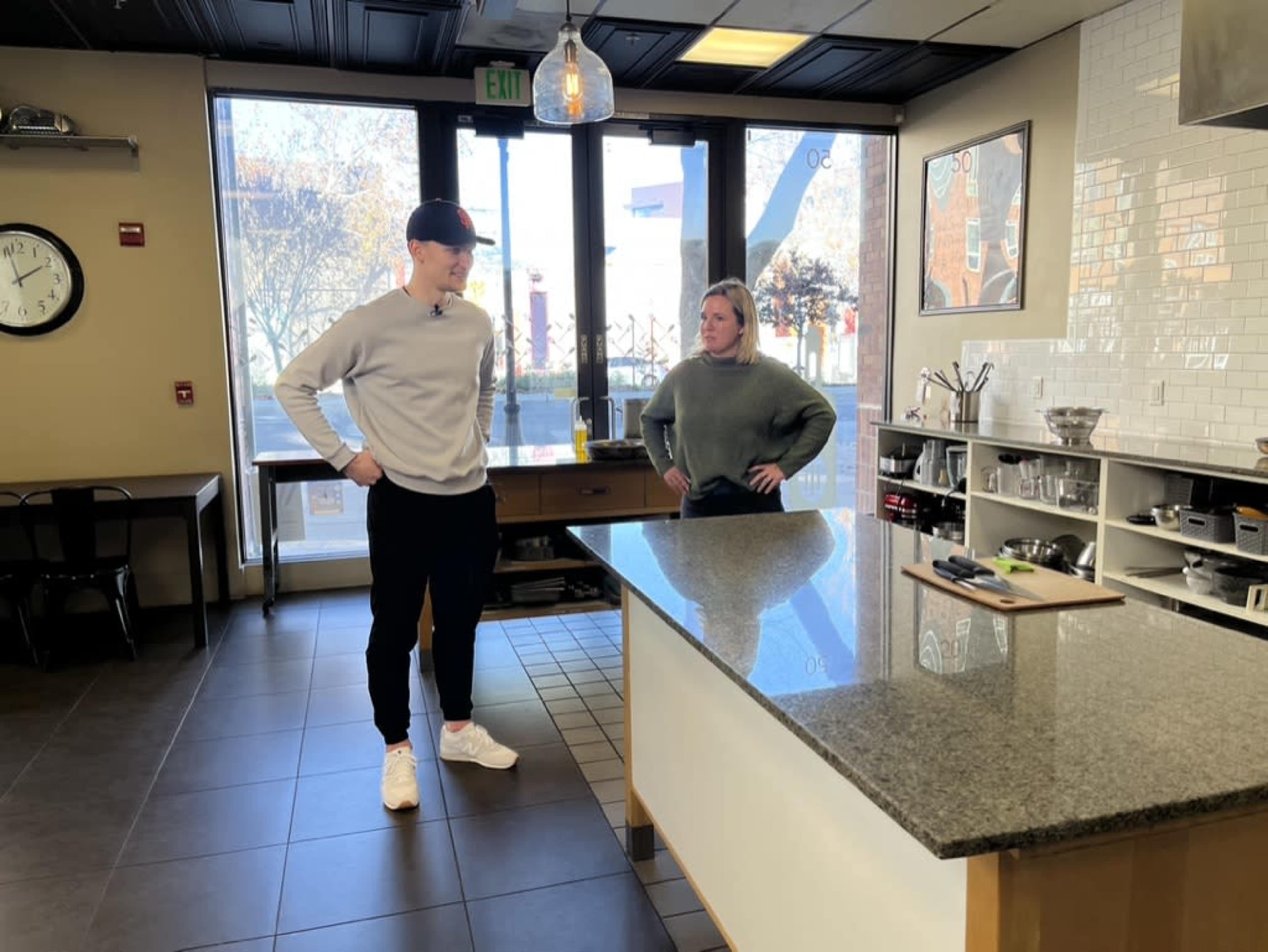 Open Commercial Kitchen with Light Bright Dining Space Image in Central San Jose, San Jose, CA