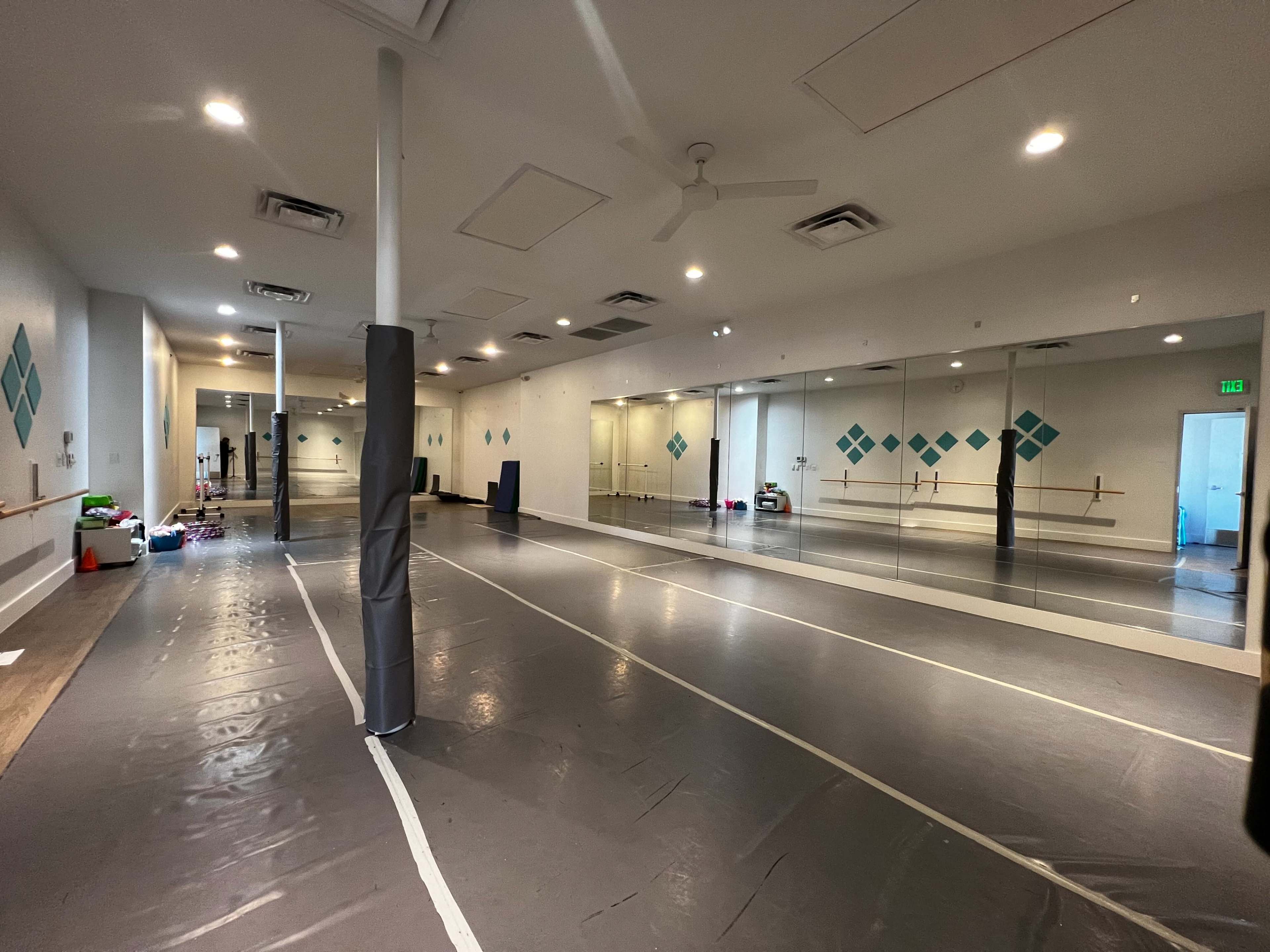 Spring Branch Area Dance Studio with Mirrors, Barres, and Marley Floor Image in Memorial, HOUSTON, TX