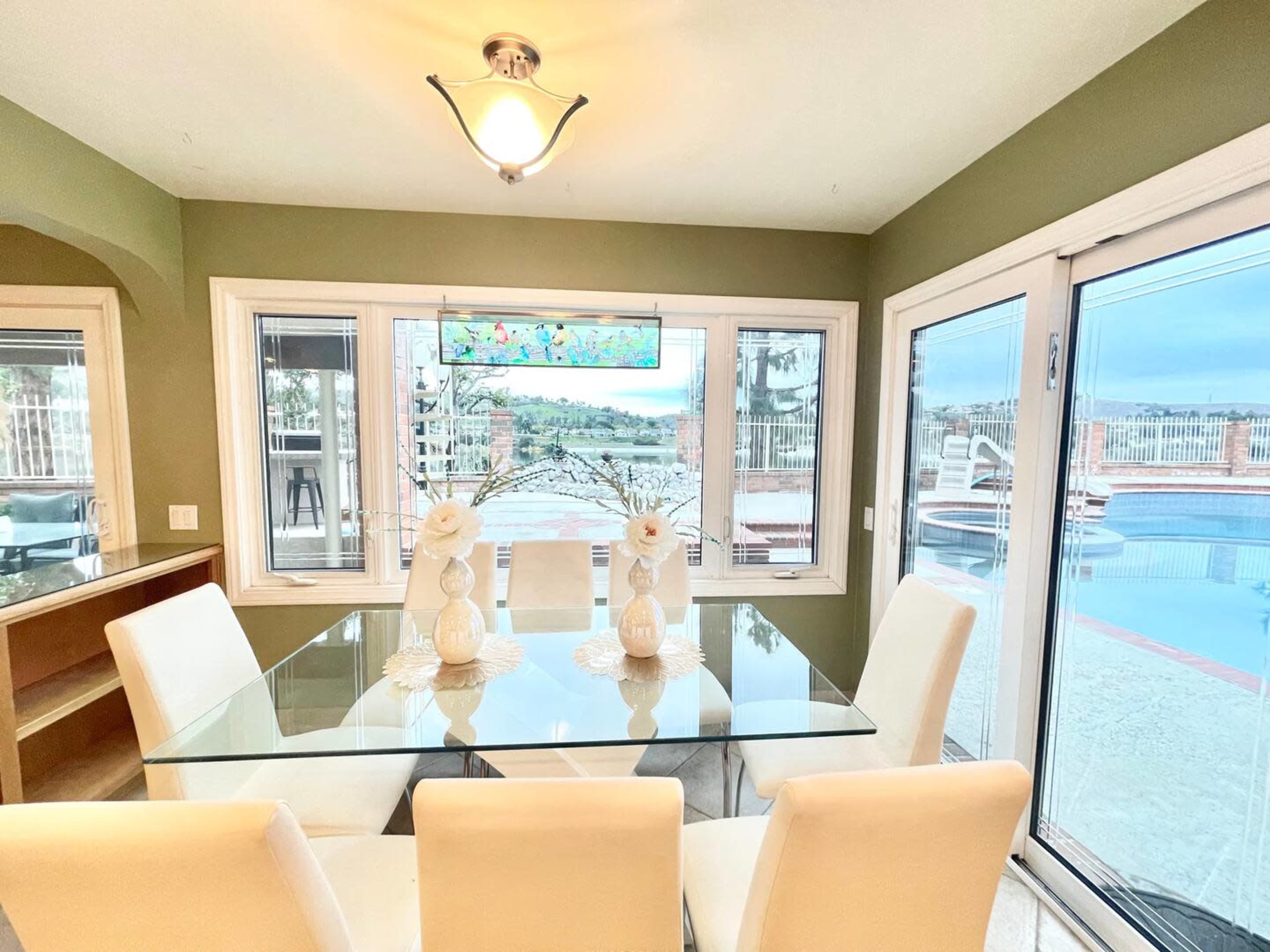 Stunning Panoramic Waterfront Pool Home Escape Image in Anaheim Hills, Anaheim, CA