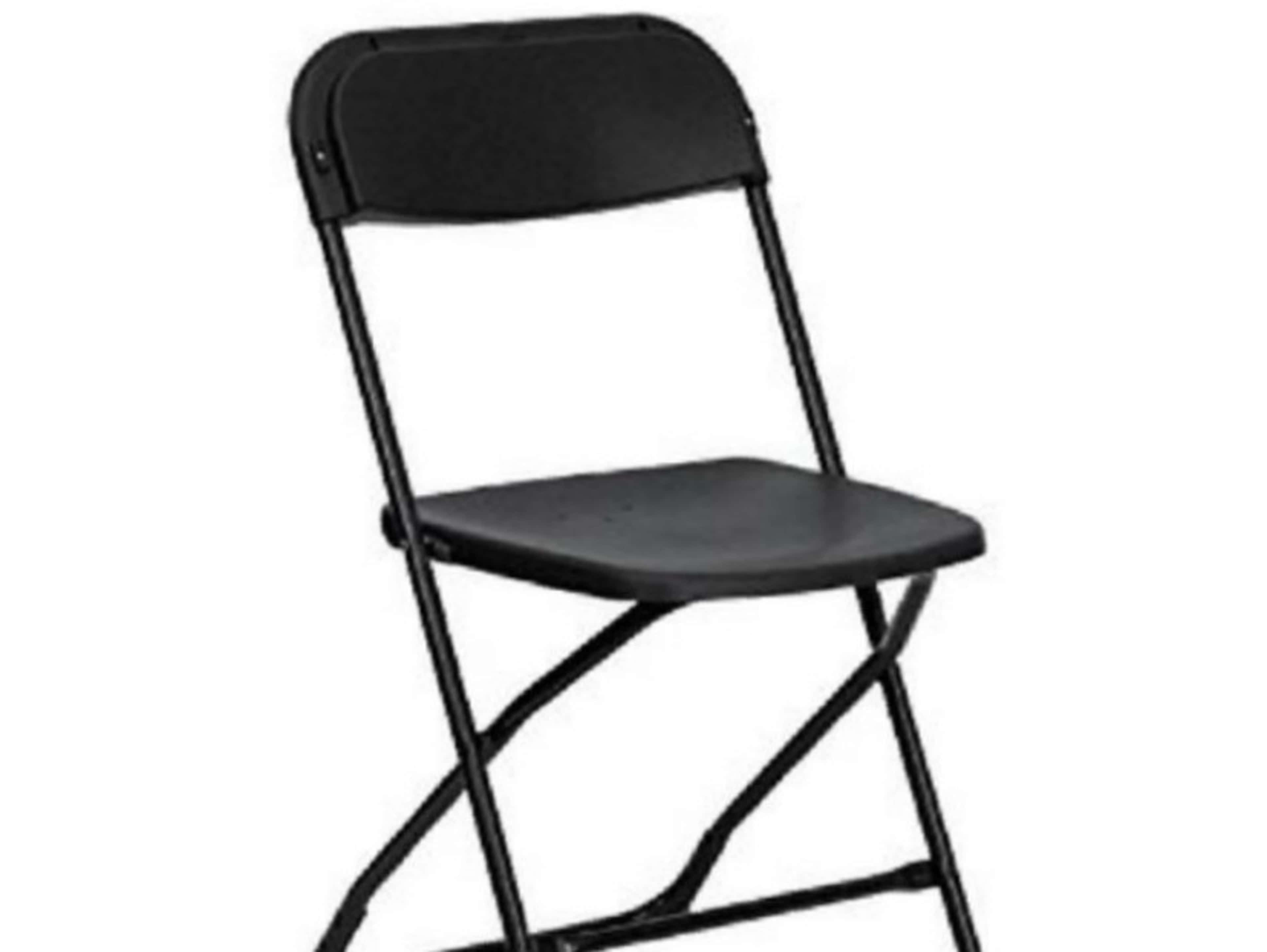 Black Folding Chair 