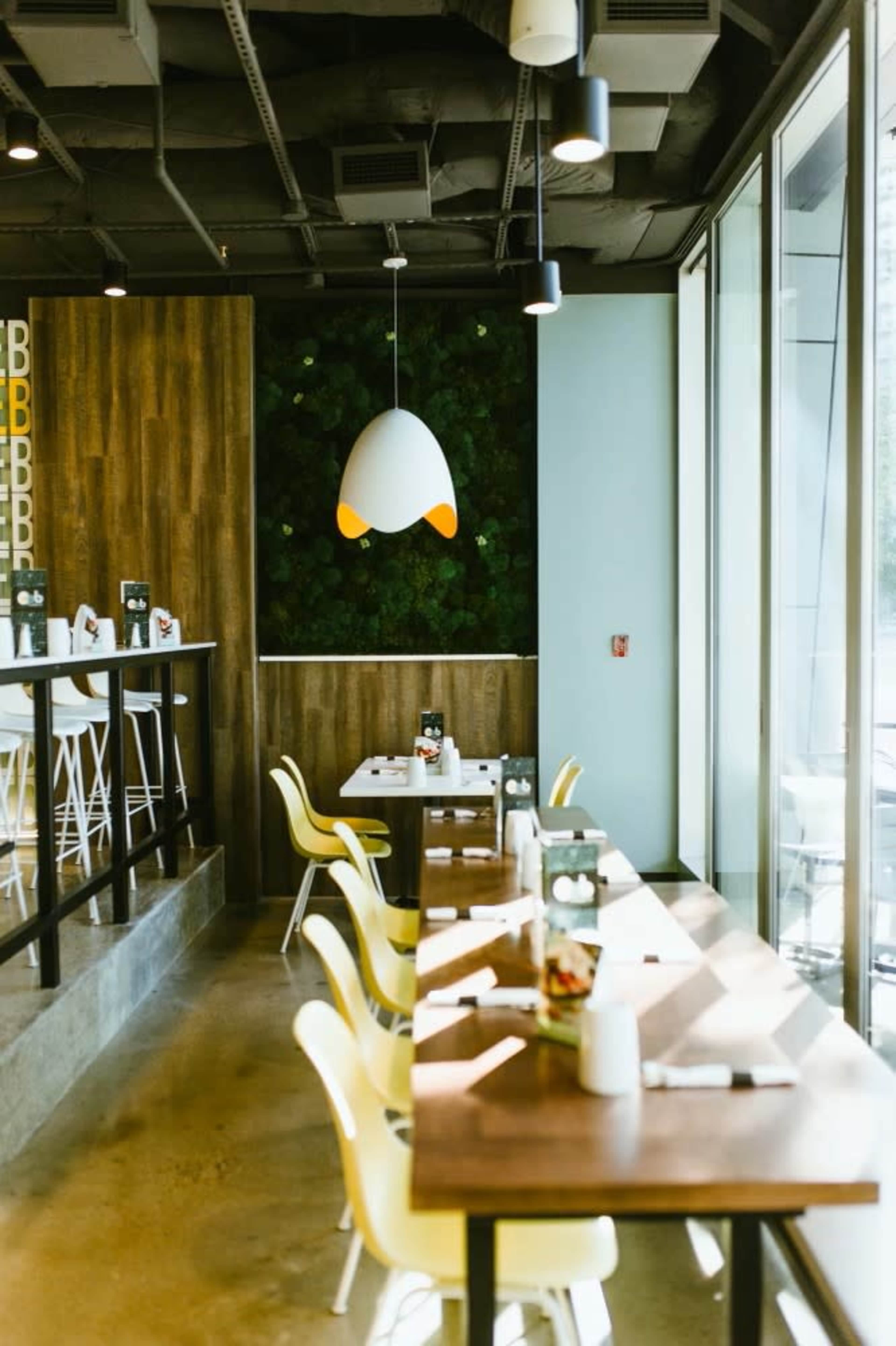 Bright and beautiful restaurant with views of the marinaside docks. Image in Downtown Vancouver, Vancouver, BC