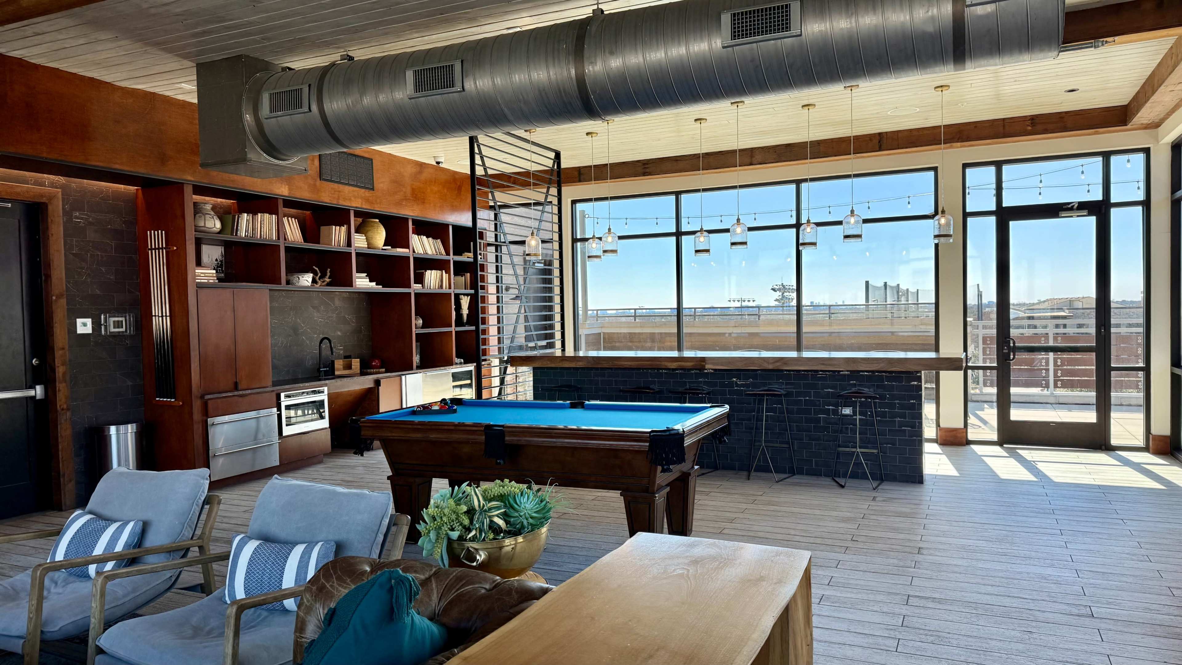 Interior Rooftop Lounge with Exterior Terrace Perfect for your Next Gathering Image in Carrollton, Carrollton, TX