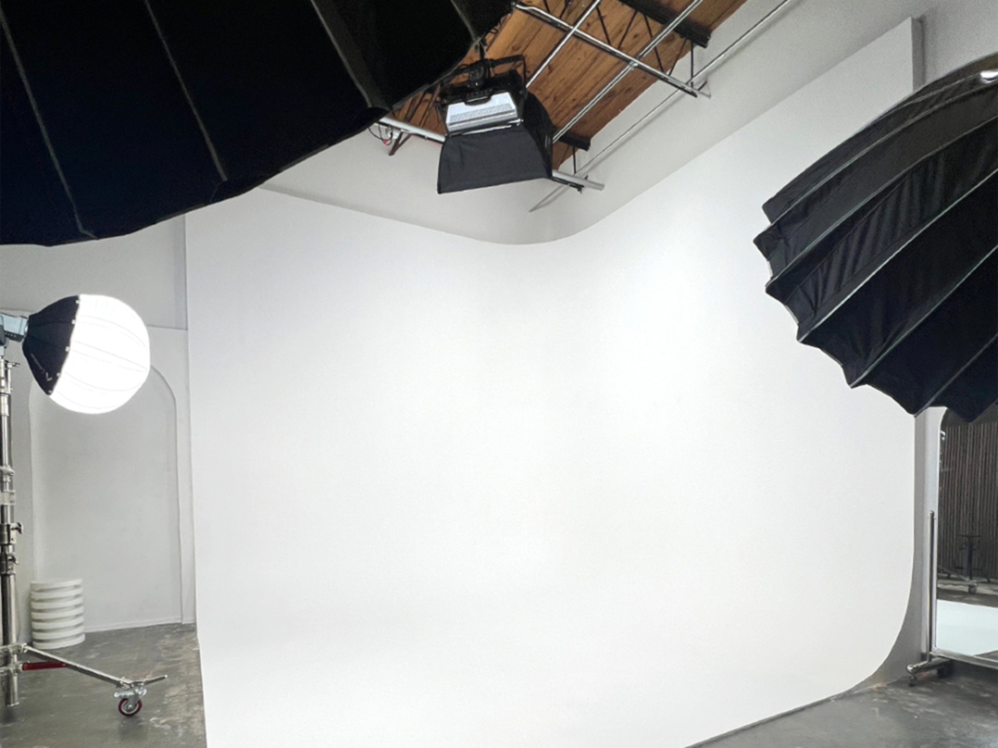 Freshly Painted White Cyc Wall