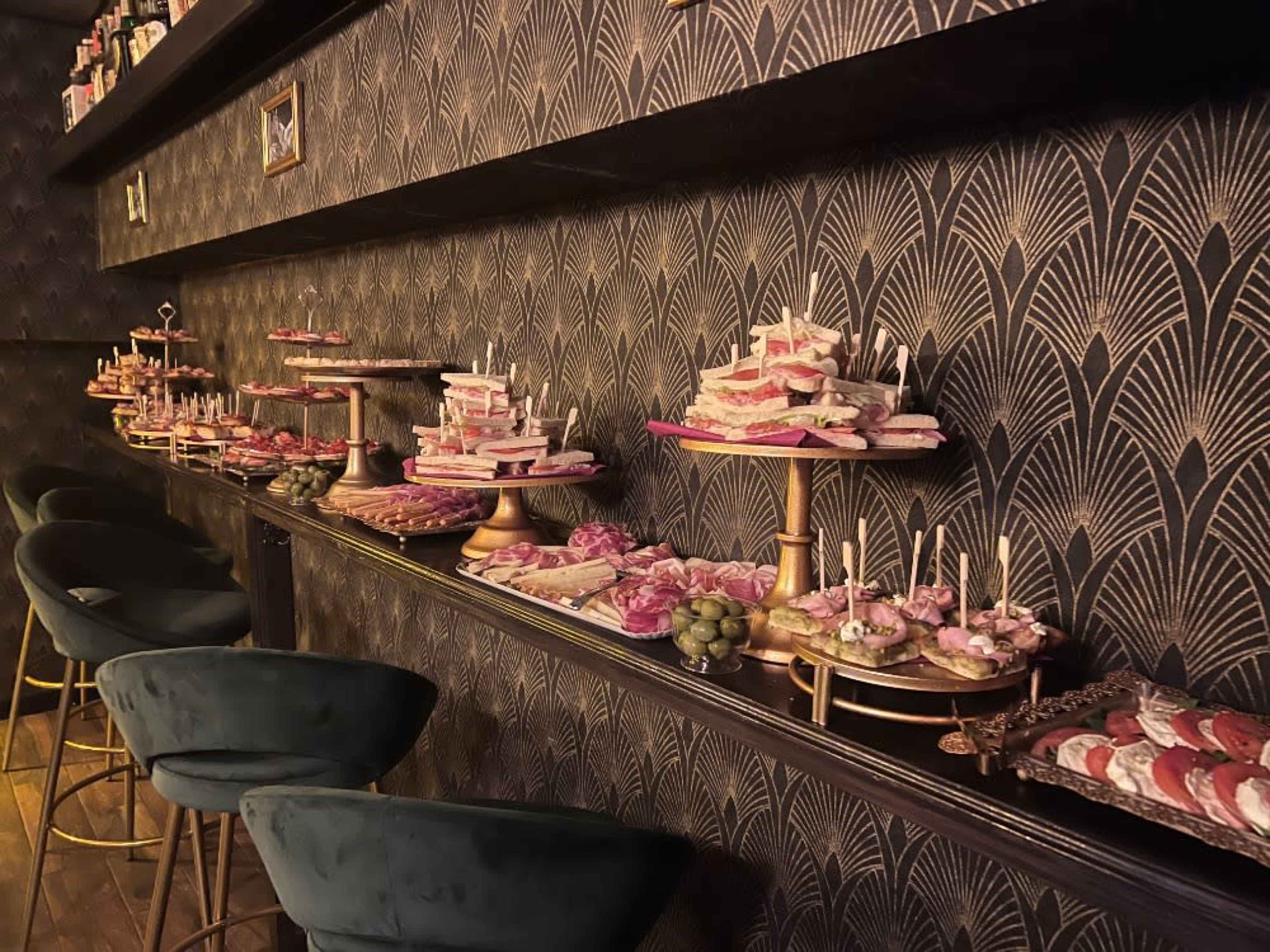 Buffet d'apéritif italien
