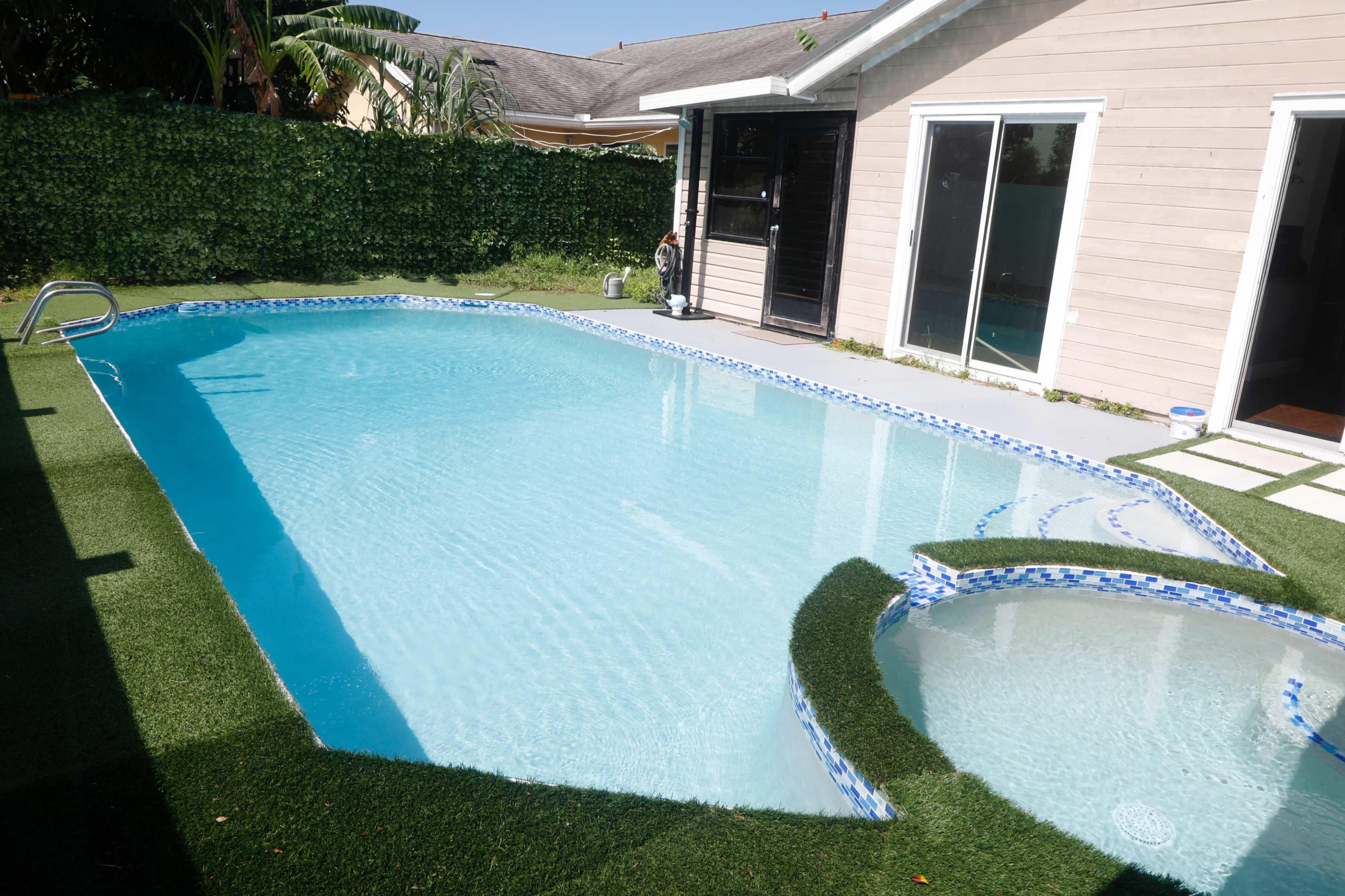 The backyard oasis pool Image in Lakeside Green, west palm beach, FL