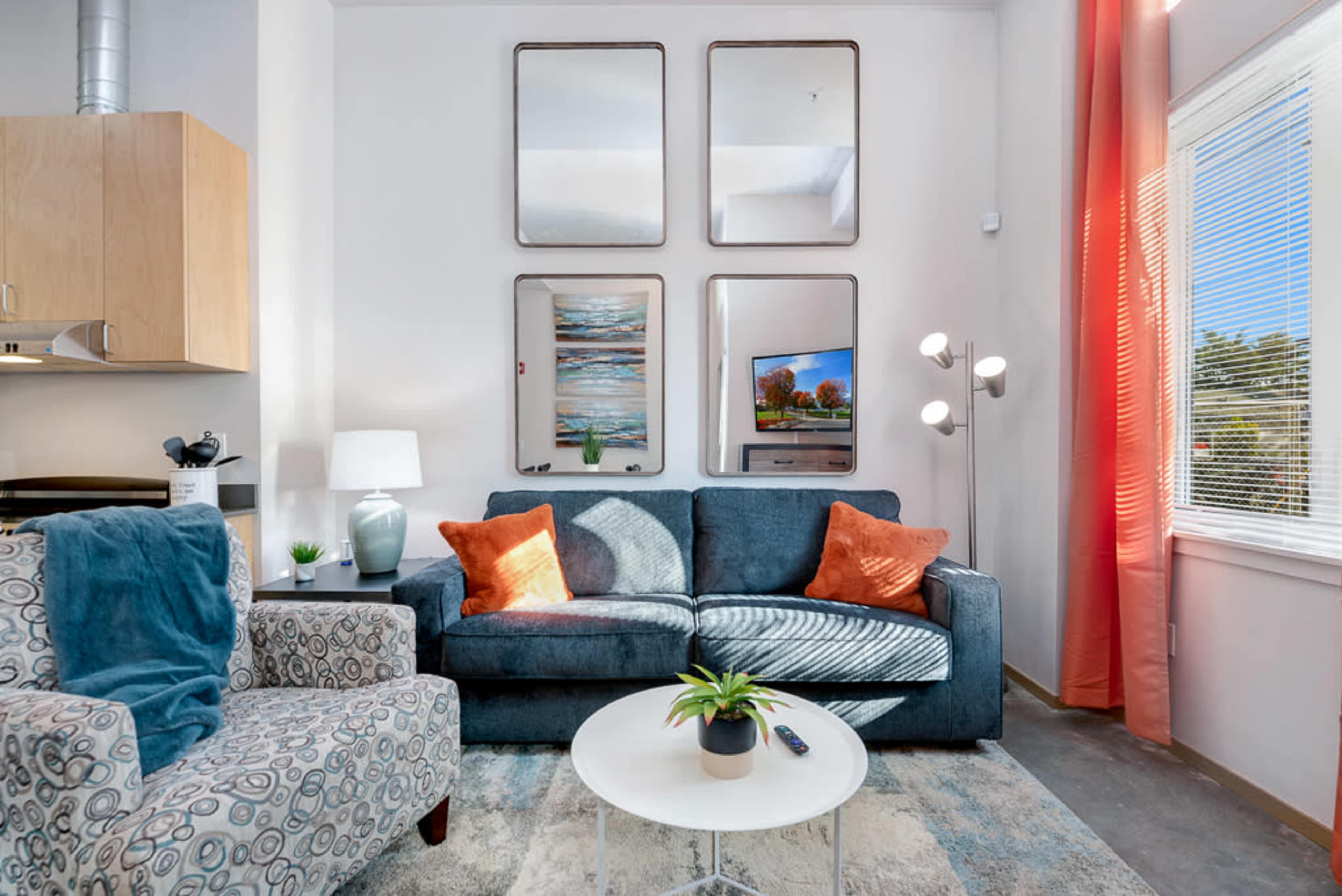 Sultry Fire 1BR Apartment | Modern, Moody, & Centrally Located in Beacon Hill Image in North Beacon Hill, Seattle, WA