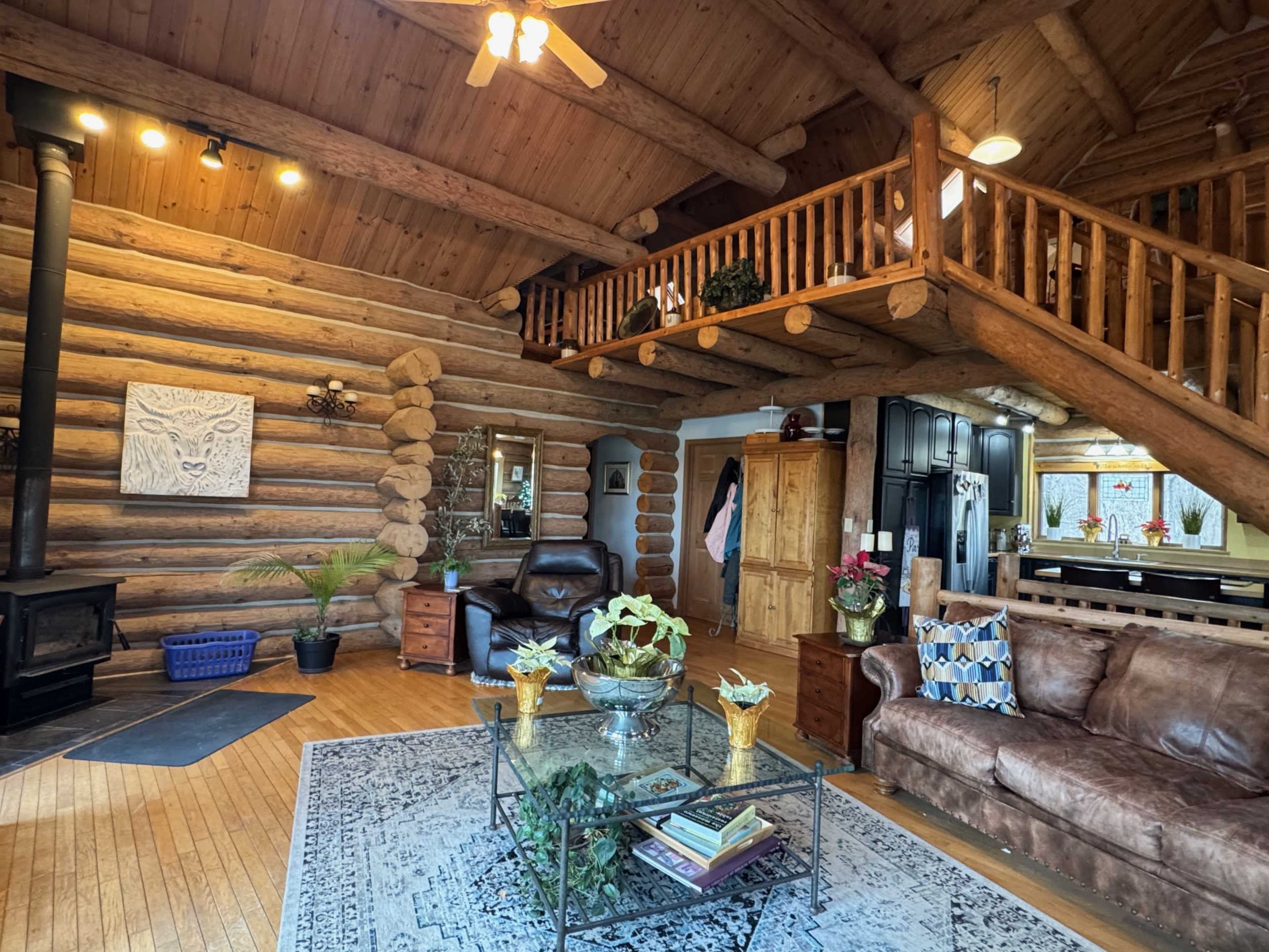 Serene Charming Cabin In The Woods Image in Center Township, Richmond, IN