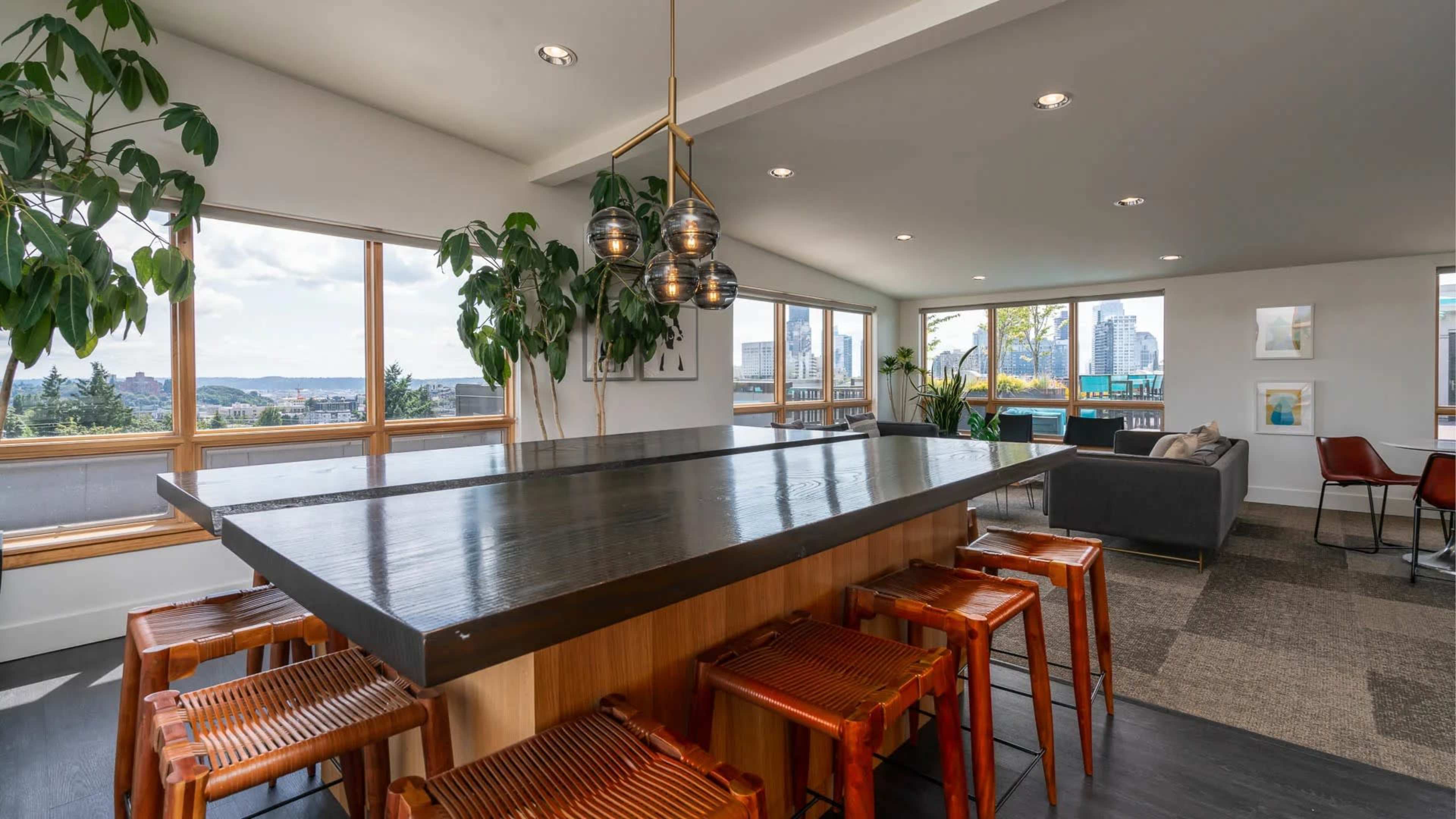 Rooftop Lounge with Sunny Vibes and Capitol (Hill) Views Image in Cherry Hill, Seattle, WA