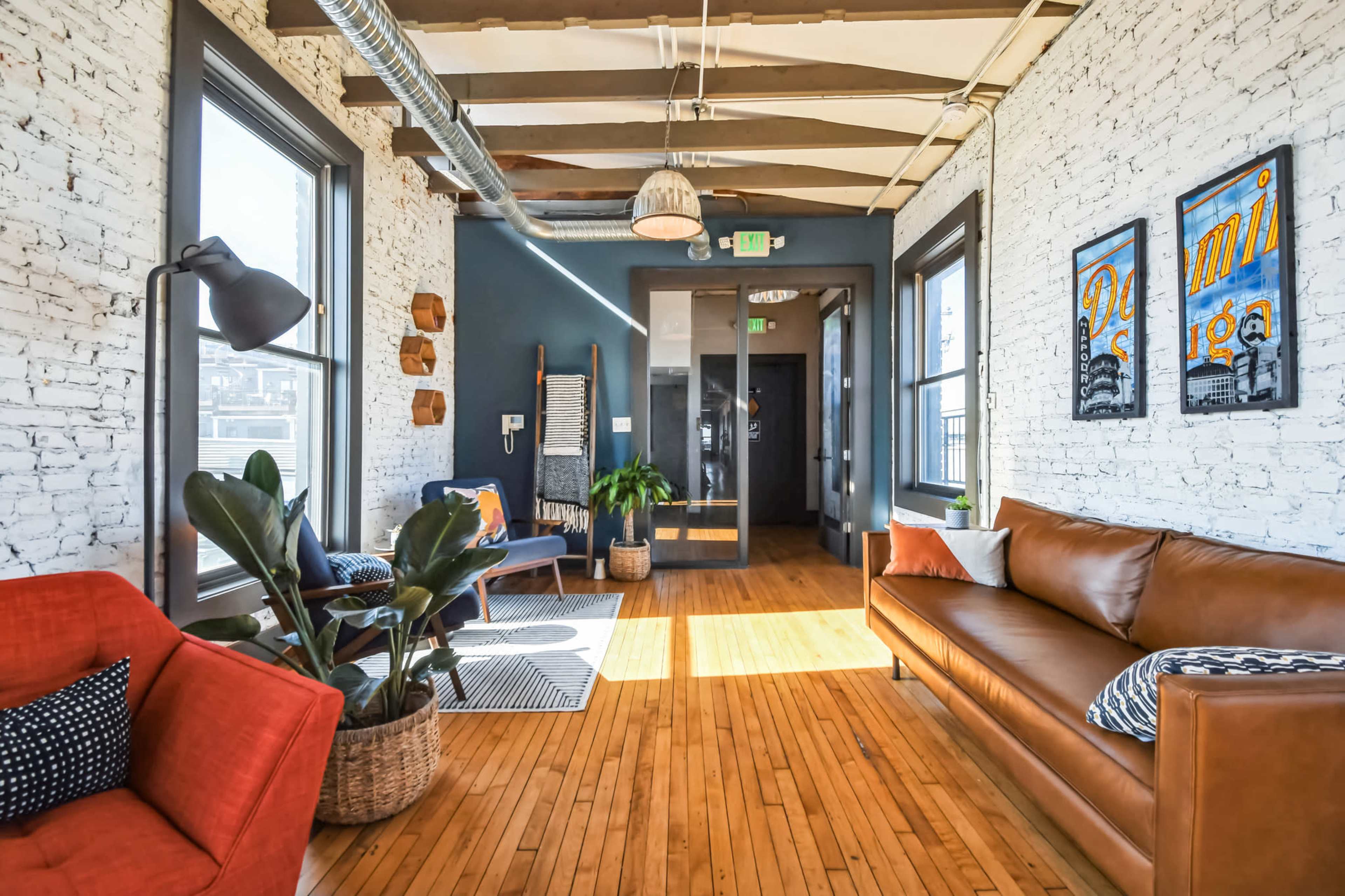 Chic Urban Loft with City View Image in Canton, Baltimore, MD