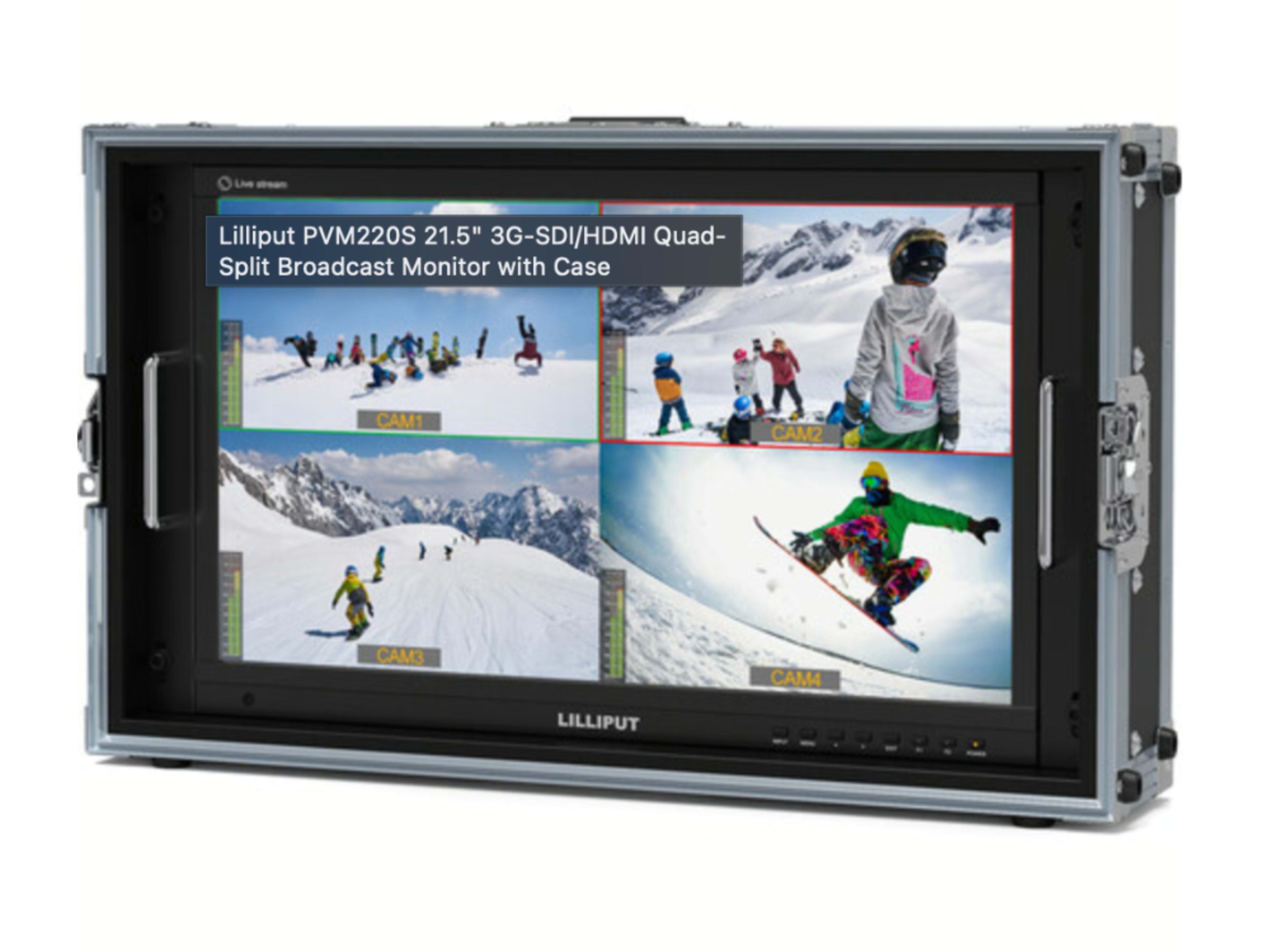 21" Quad-Split Field Monitor