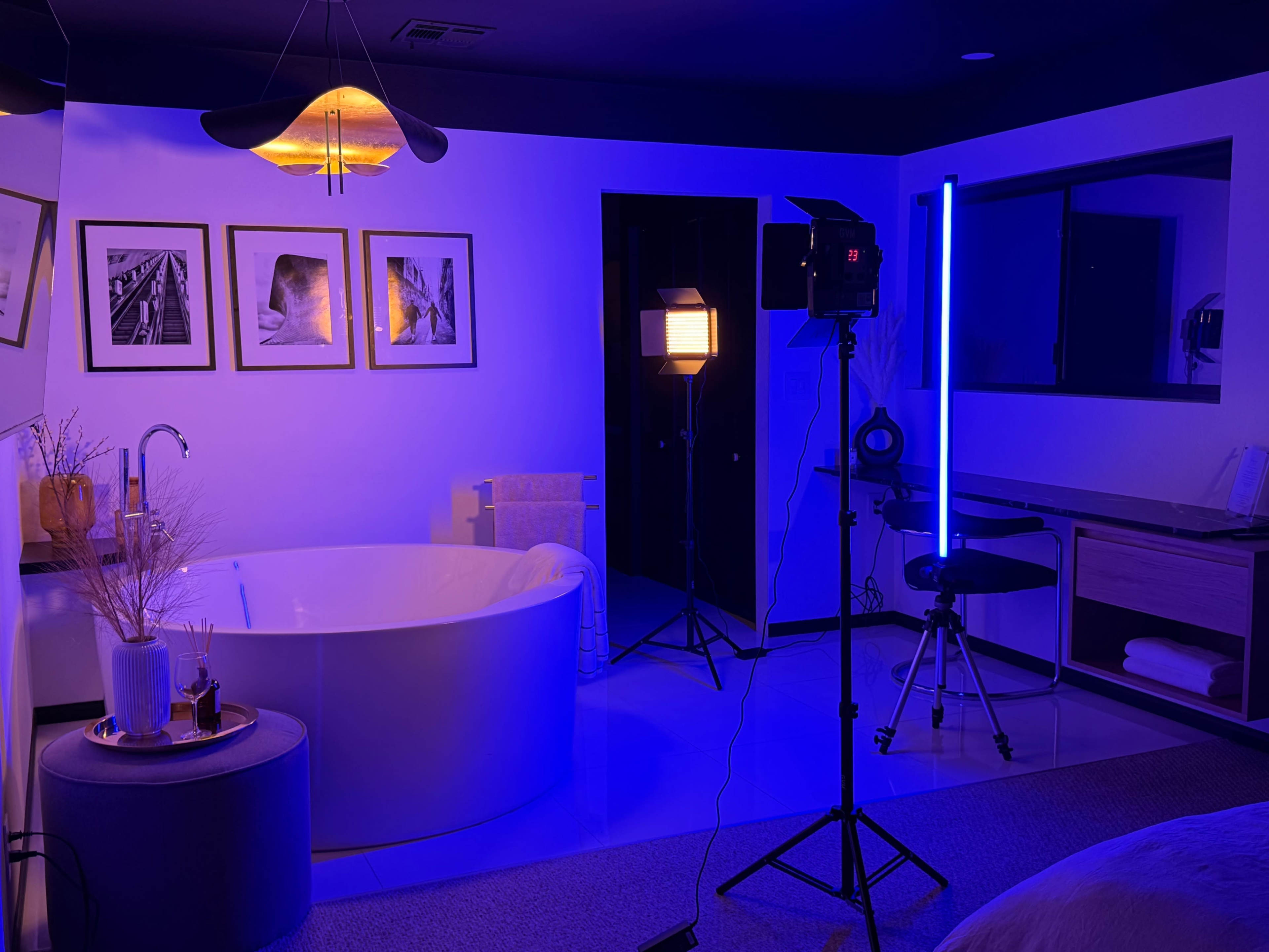 Modern Designer Suite with professional lighting Image in McNeil Estates, Las Vegas, NV