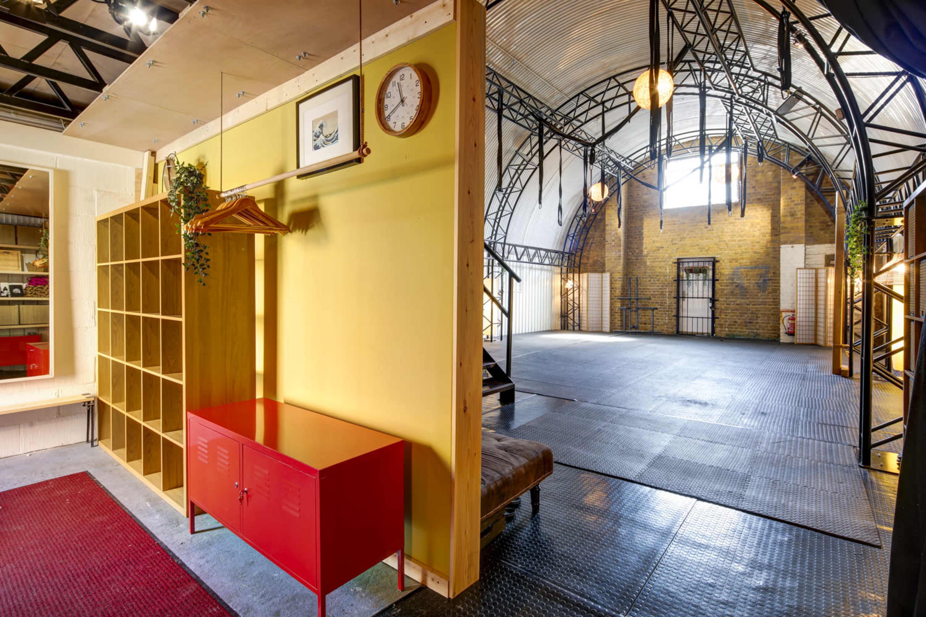 Industrial Railway Arch with matted floor Image in Peckham, London, ENG