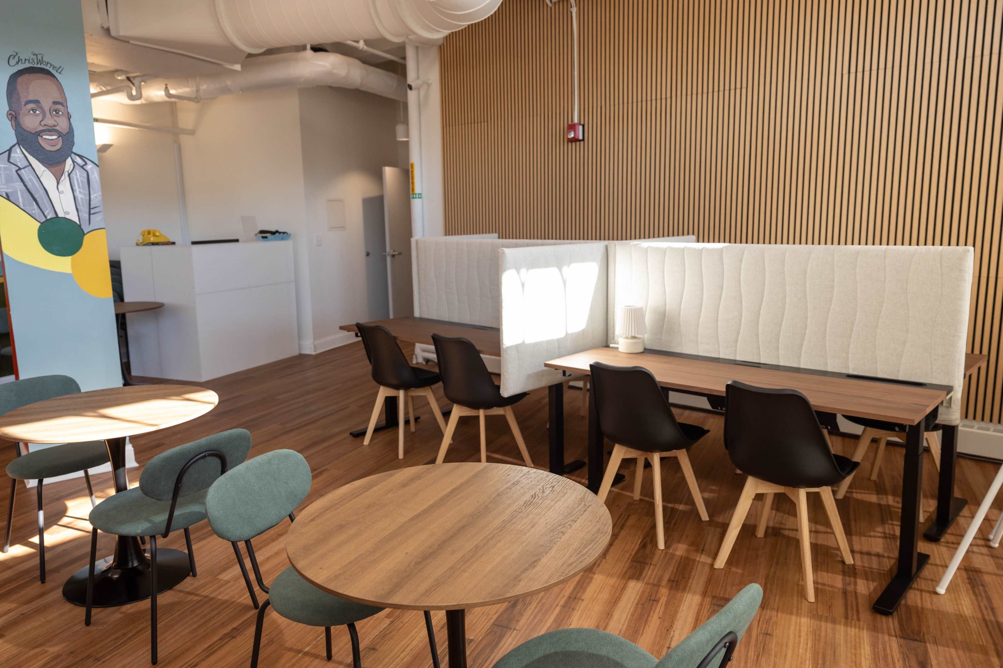 Modern Co-Working Space with Dorchester View Image in Upham's Corner, Boston, MA