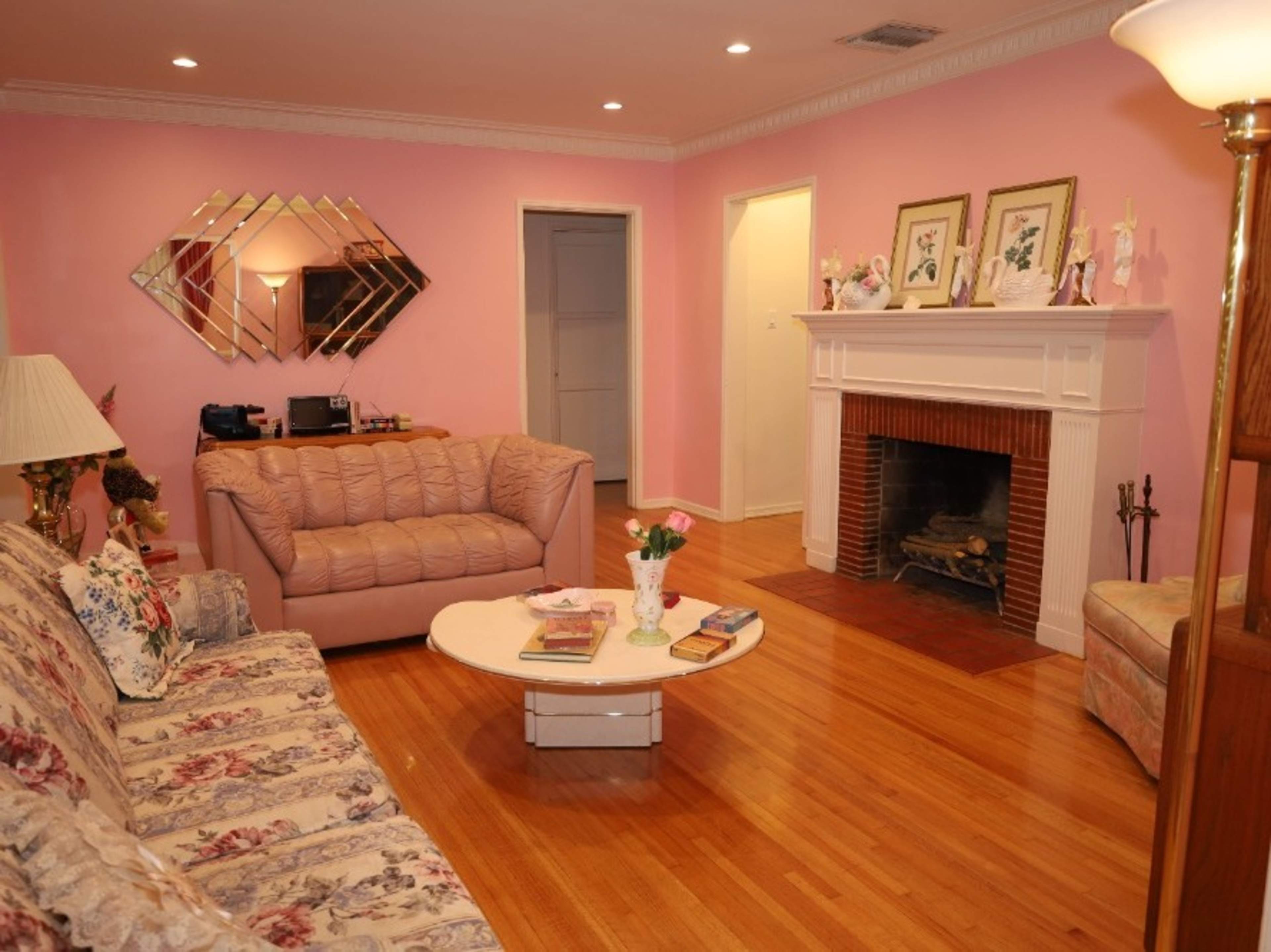 Living Room + Office Space + Kitchen